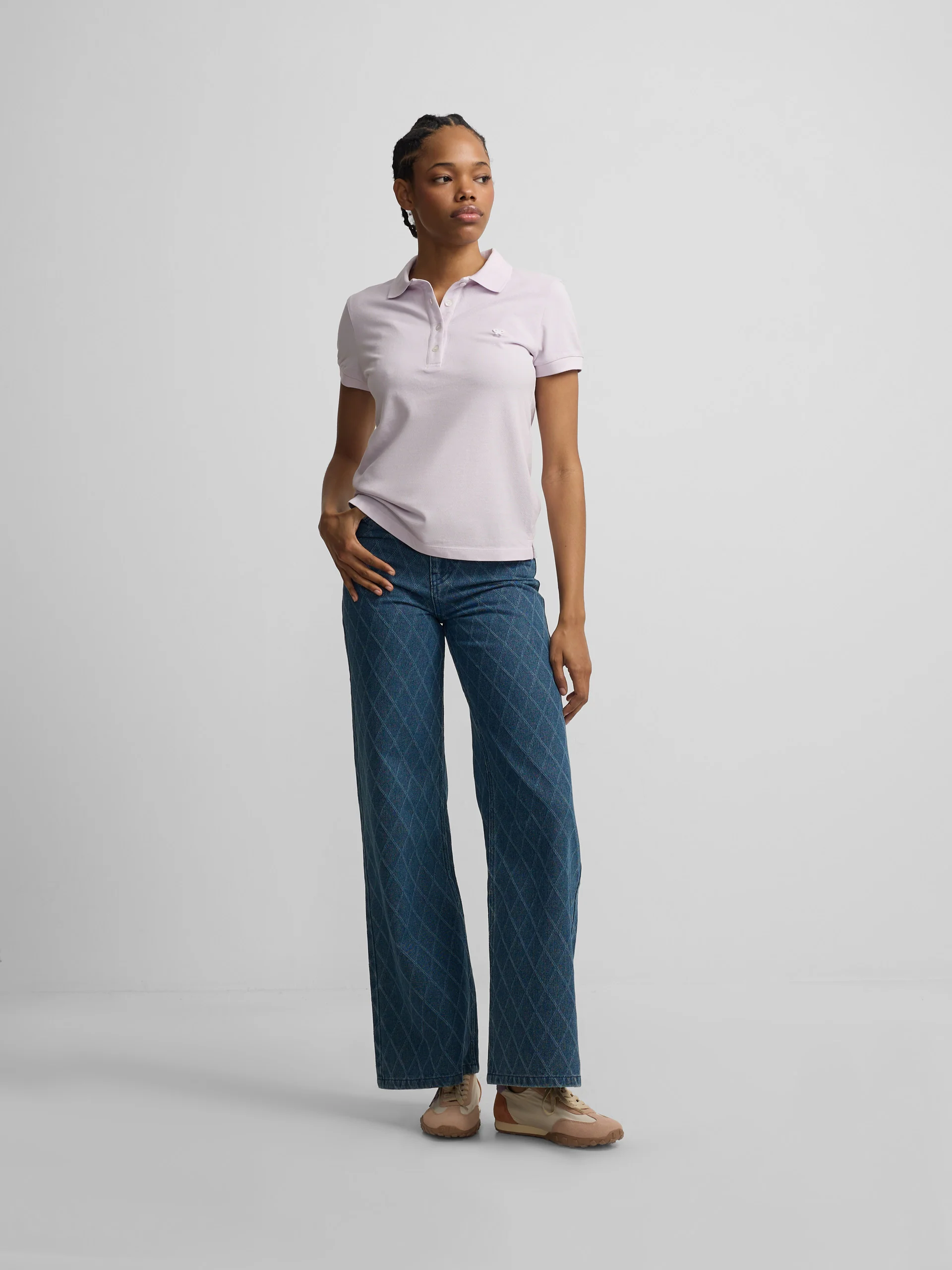 Polo woman clasico lila - Image 4