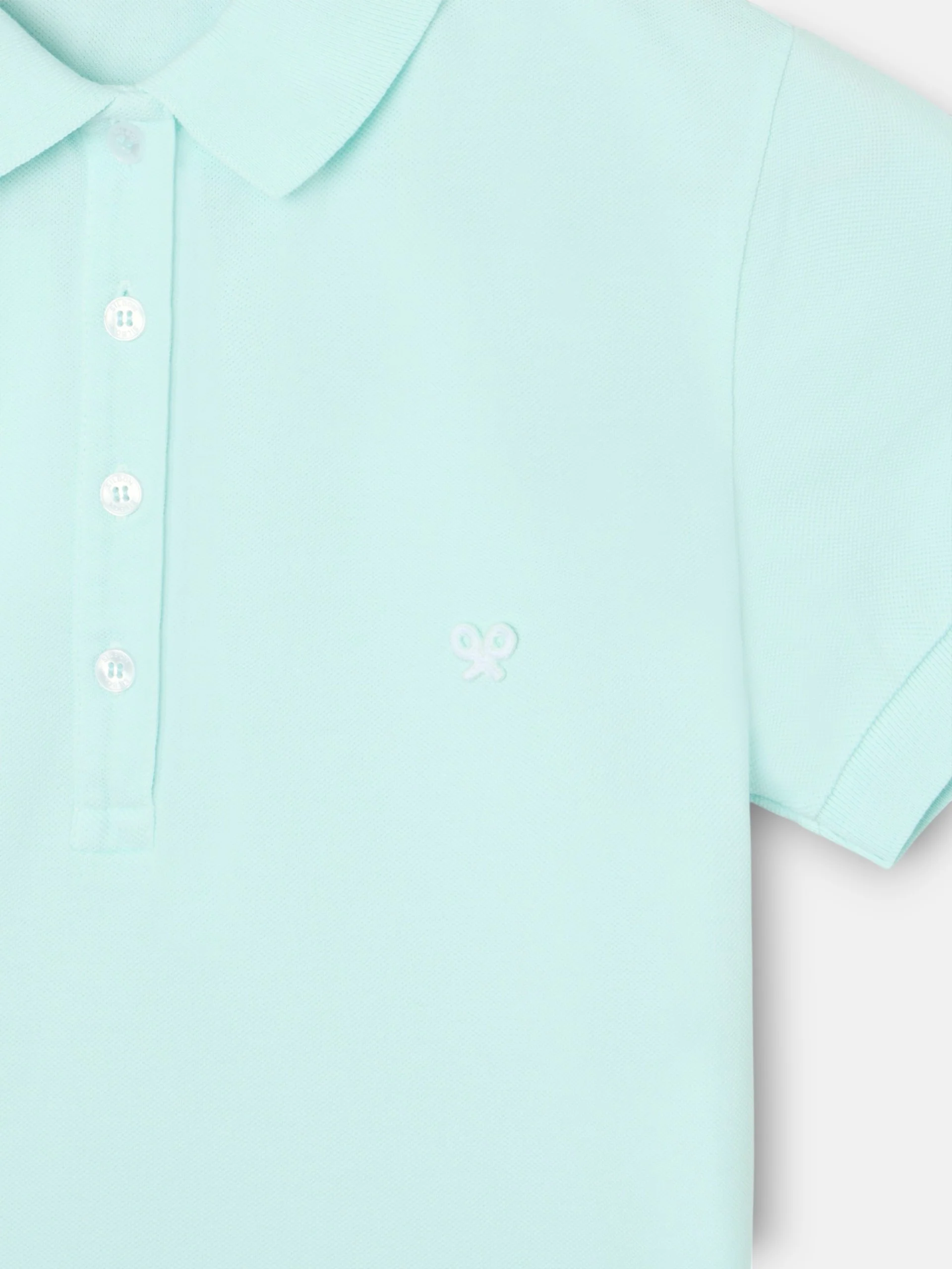 Polo woman clasico verde agua - Image 2