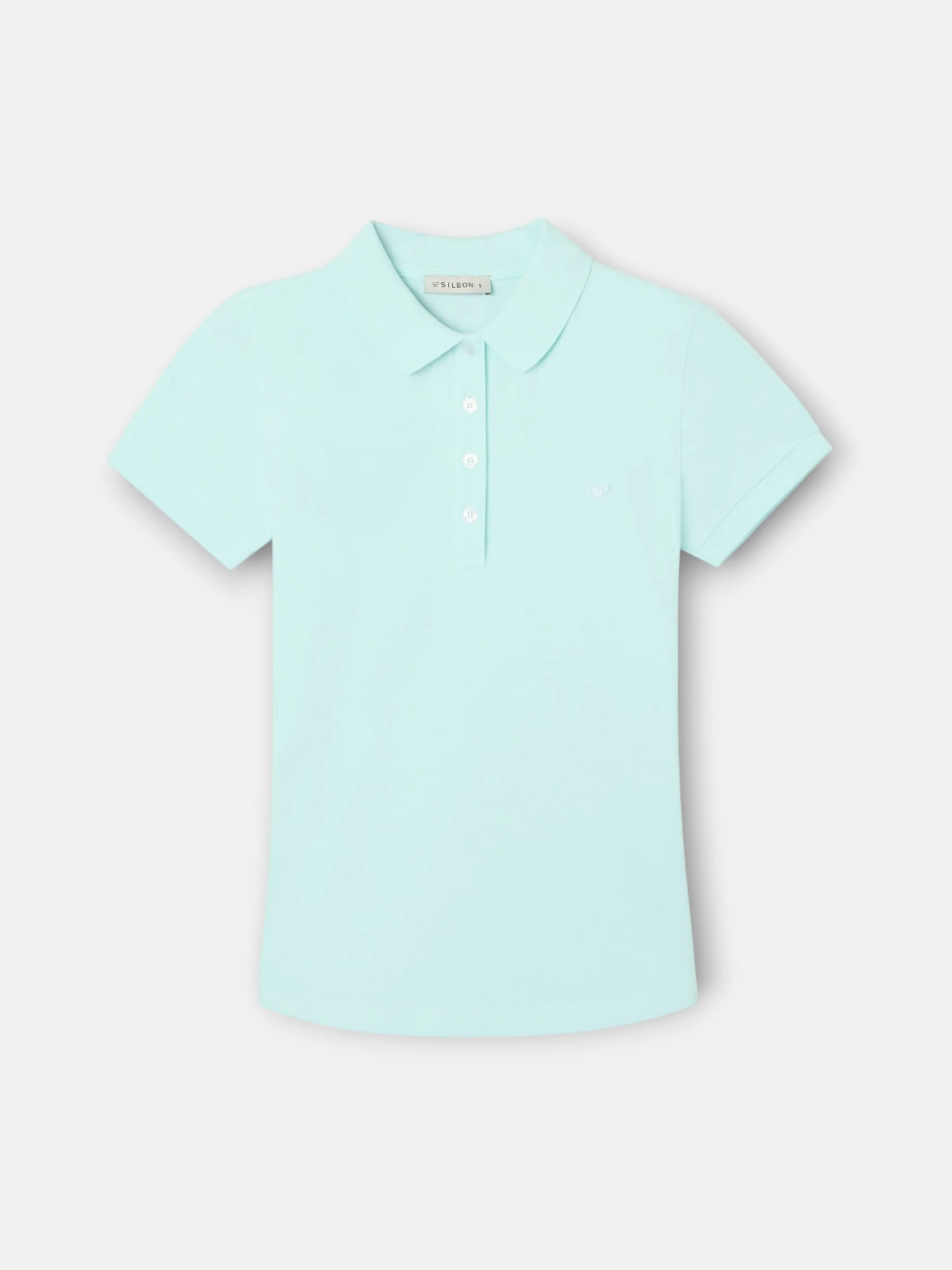 Polo woman clasico verde agua - Image 5