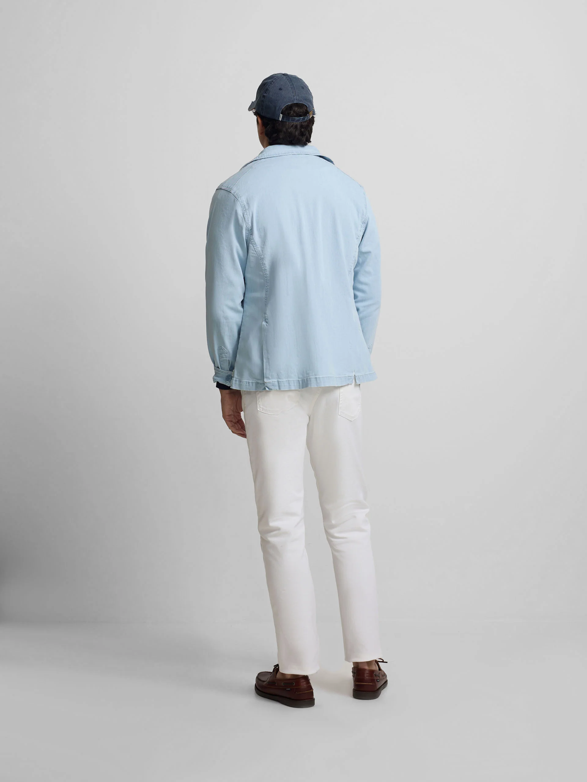 Semiblazer bolsillos denim azul claro - Image 6