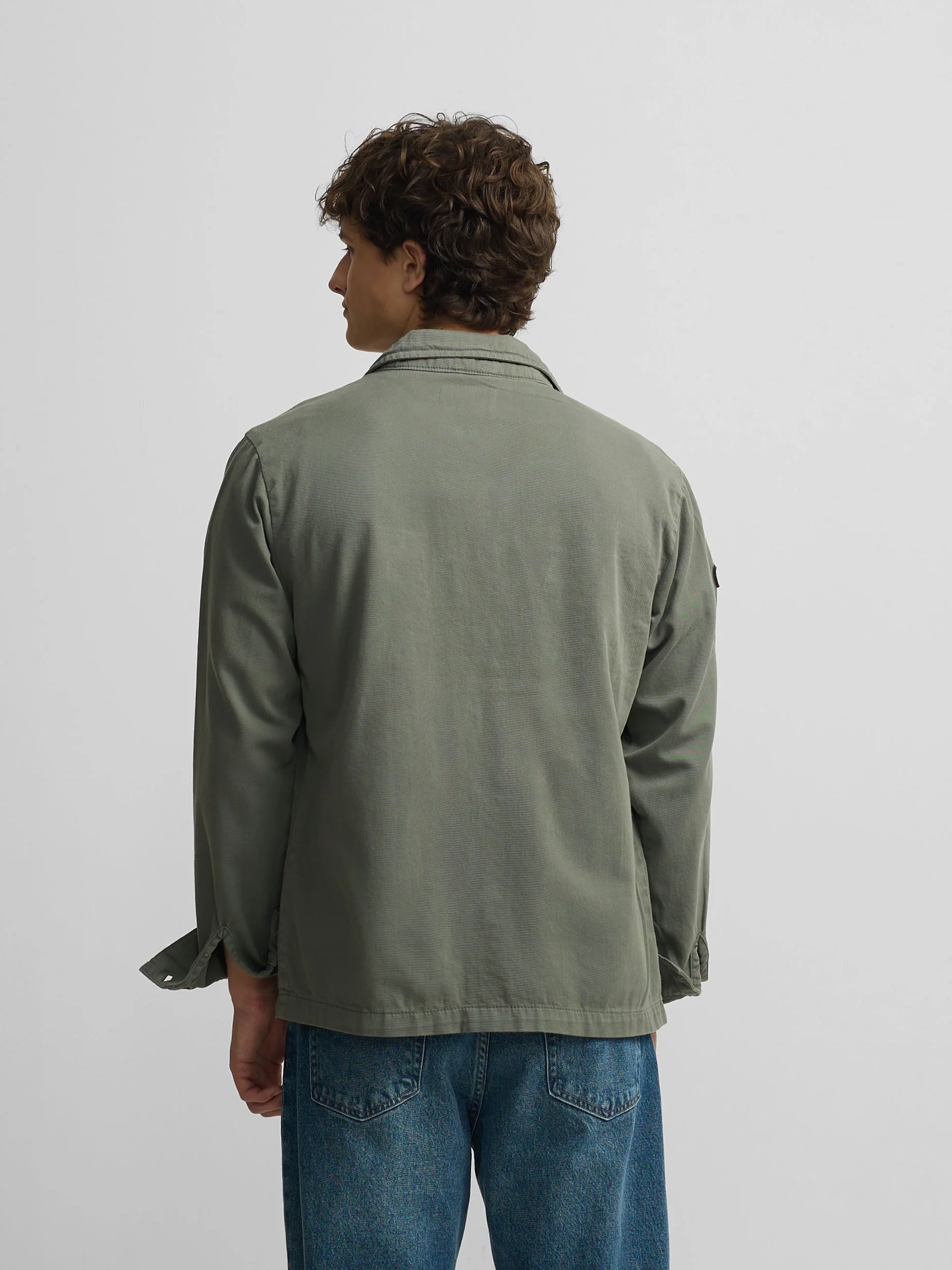 Sobrecamisa parches azul petroleo - Image 9