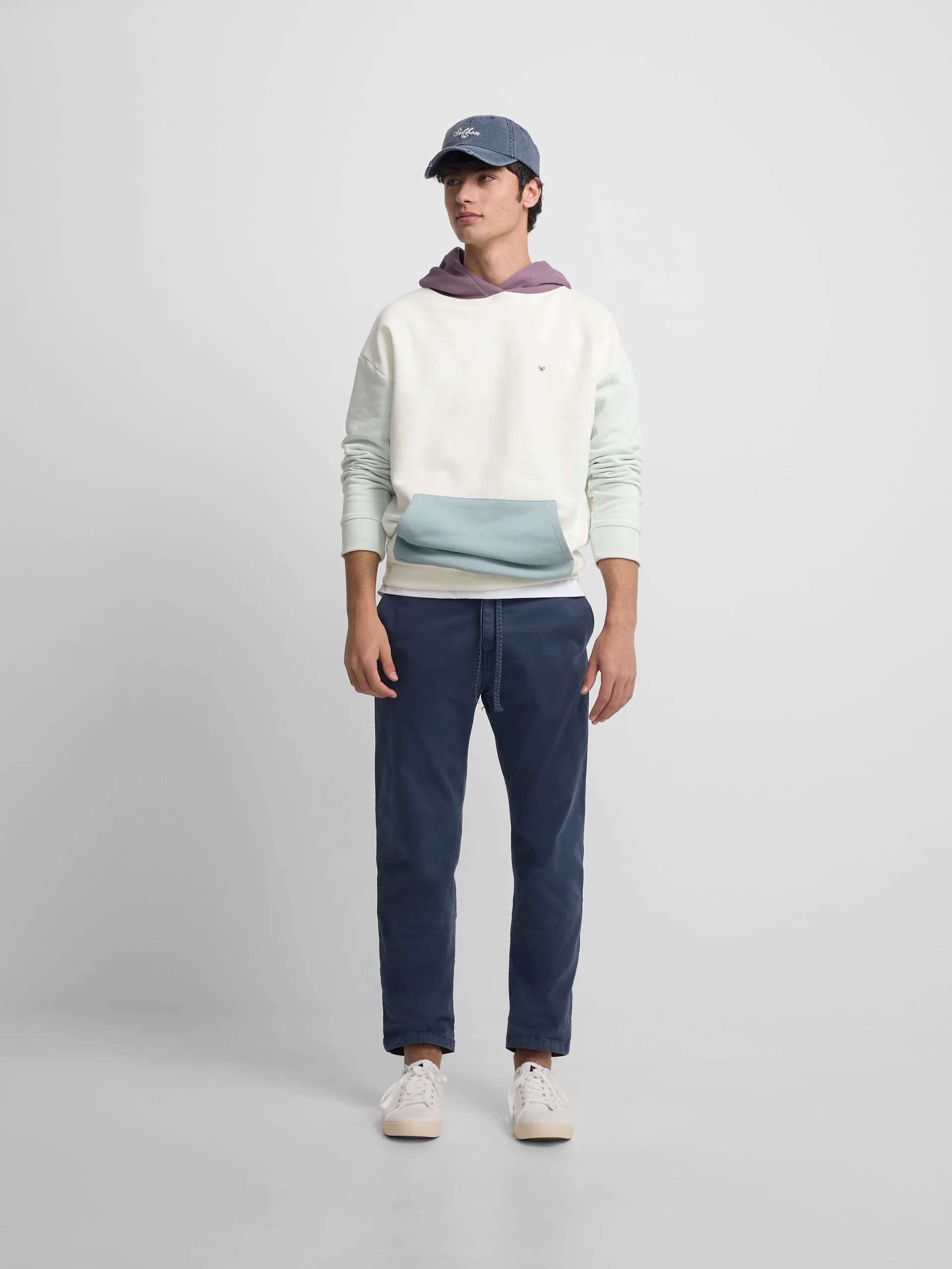 Sudadera capucha multicolor crema - Image 8