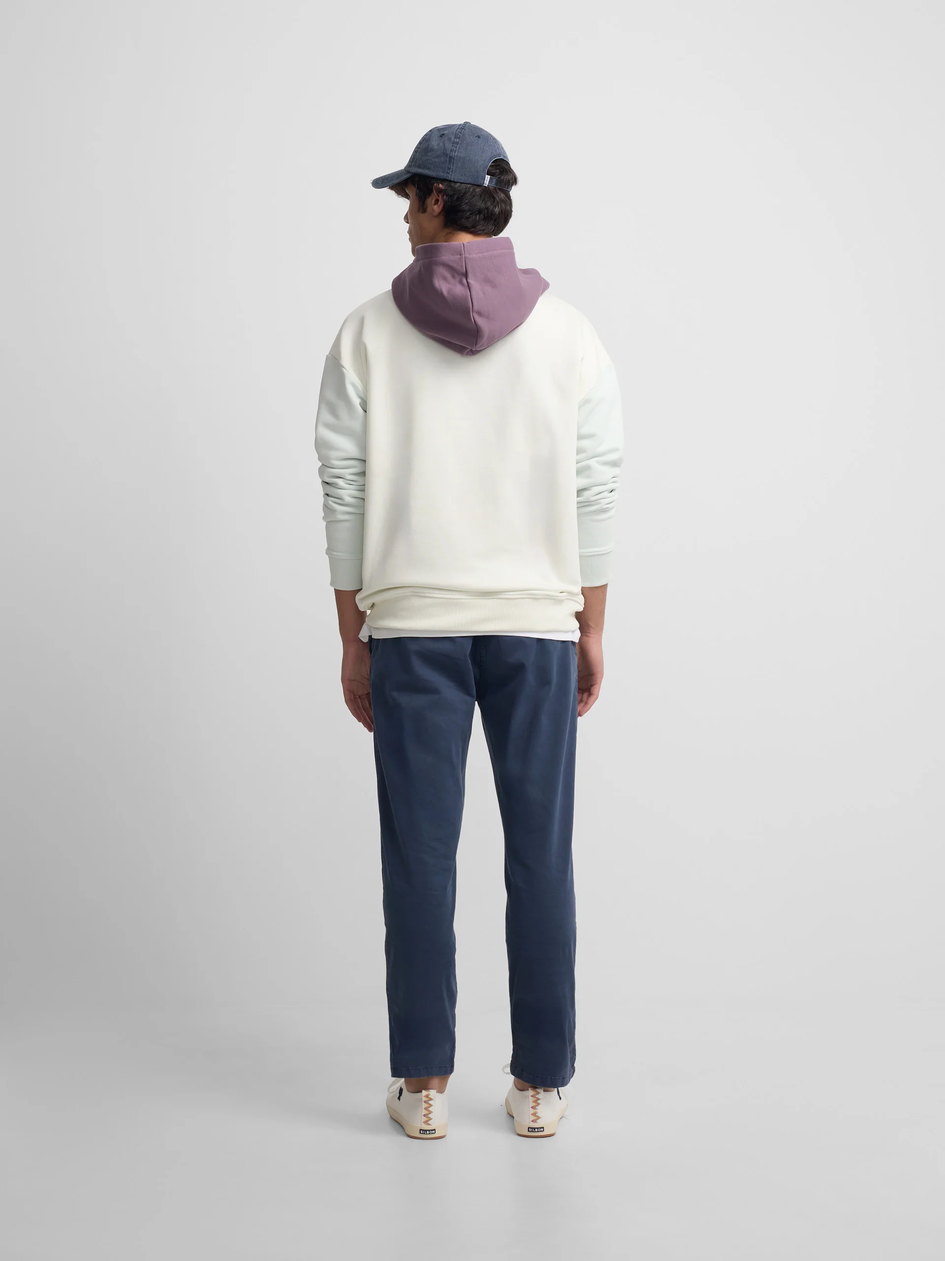 Sudadera capucha multicolor crema - Image 9