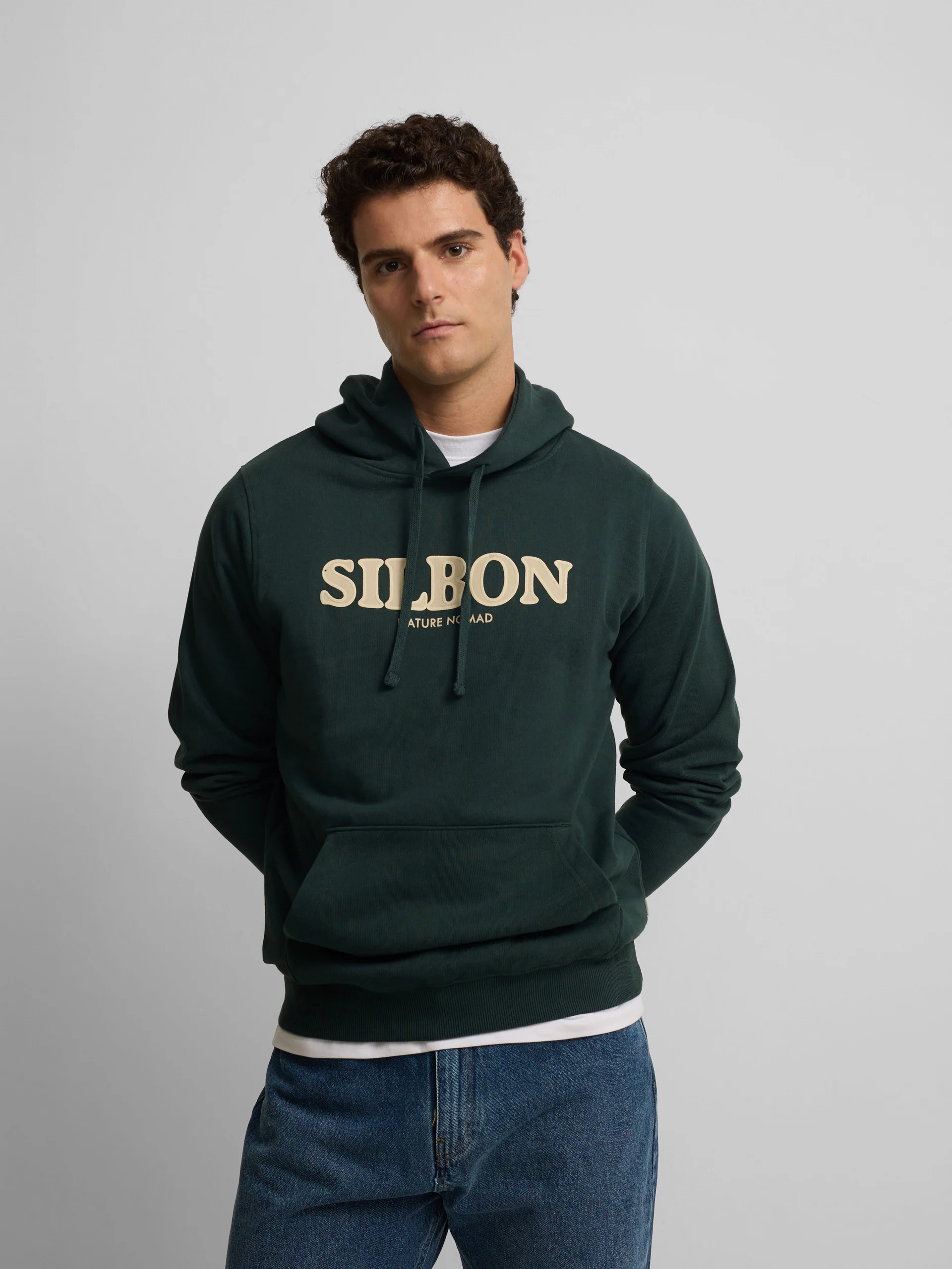 Sudadera capucha nomad verde oscuro - Image 2