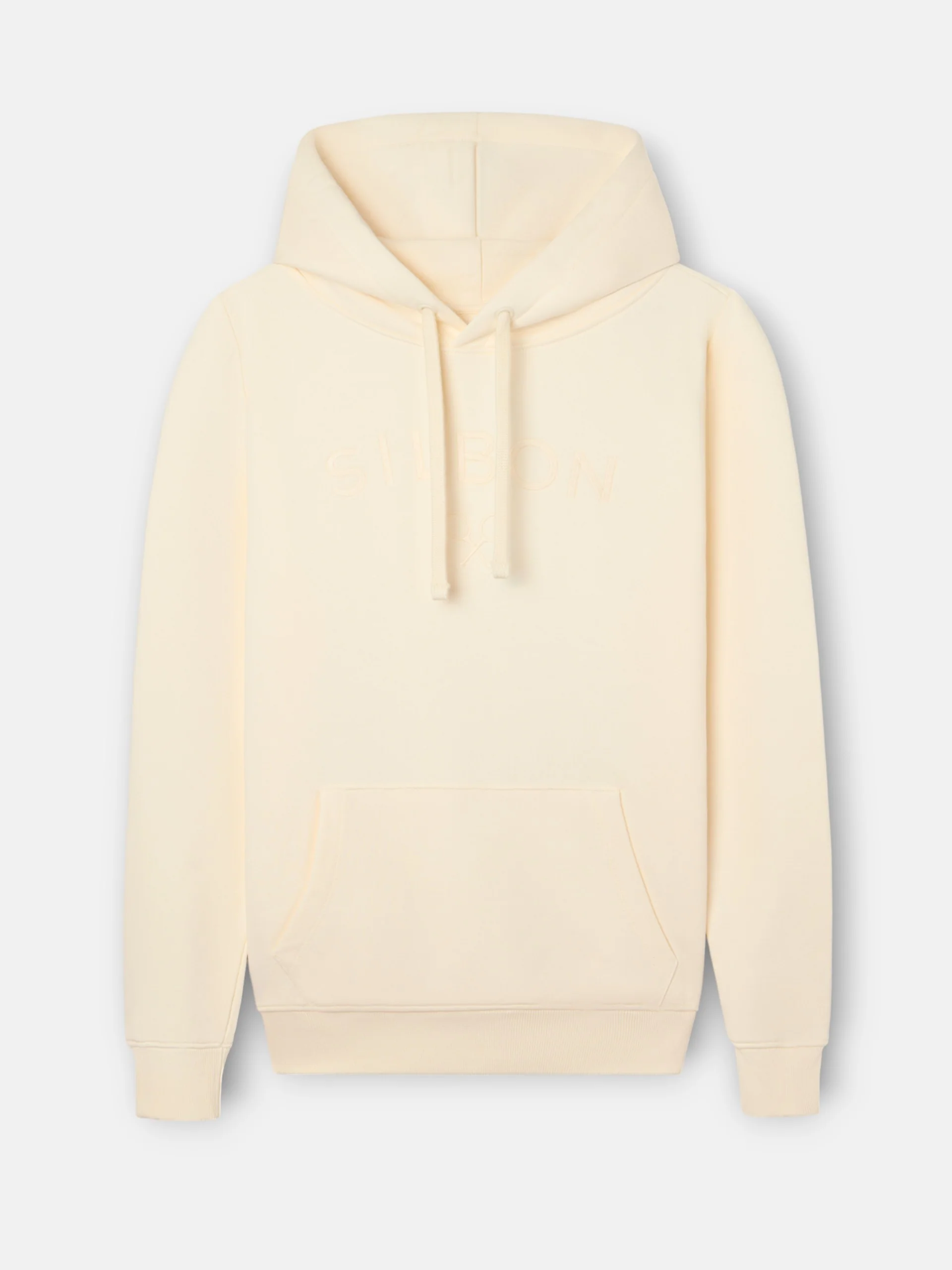 Sudadera capucha Silbon raqueta media crema - Image 5