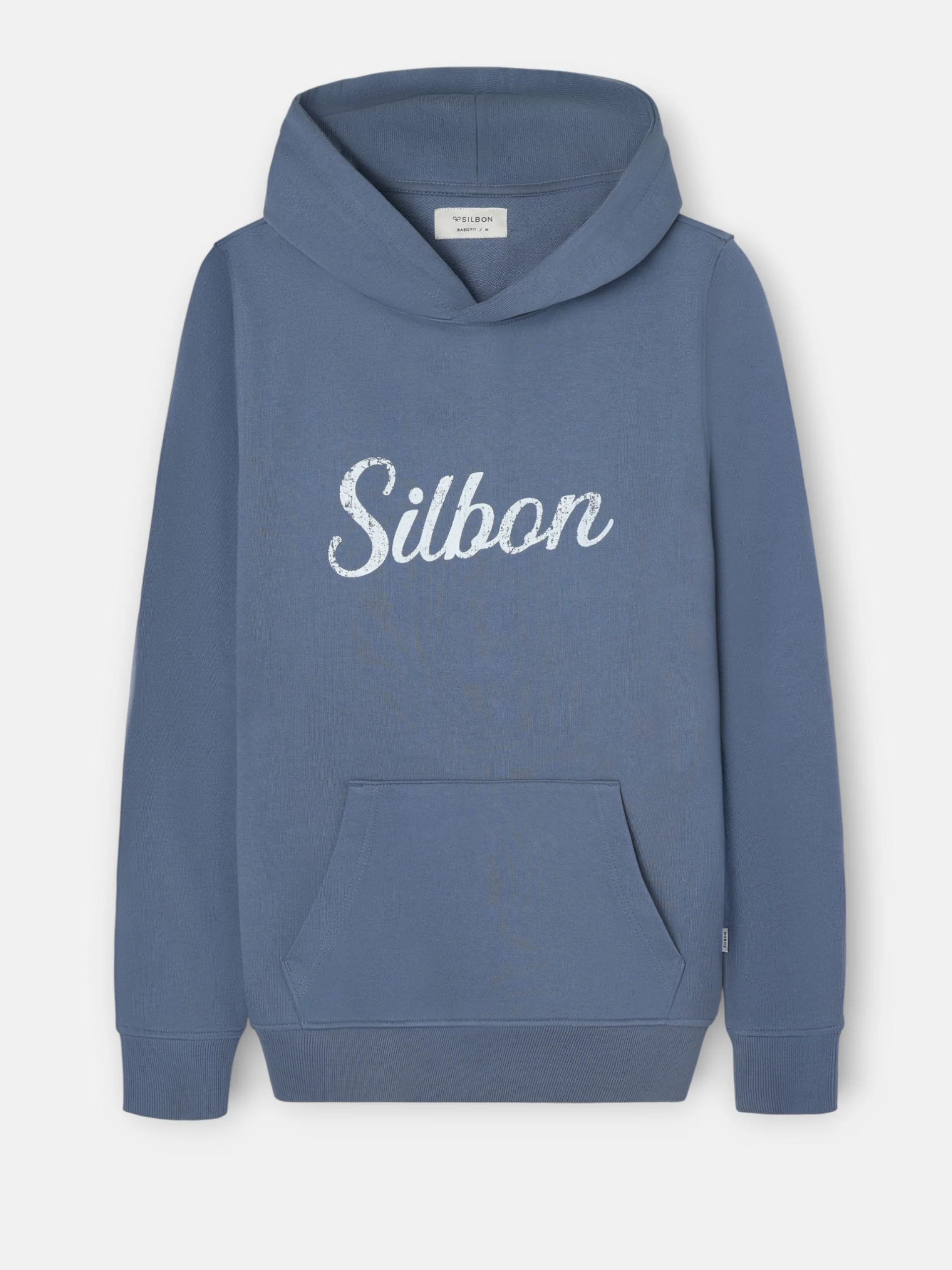 Sudadera capucha Silbon vintage azul indigo - Image 5
