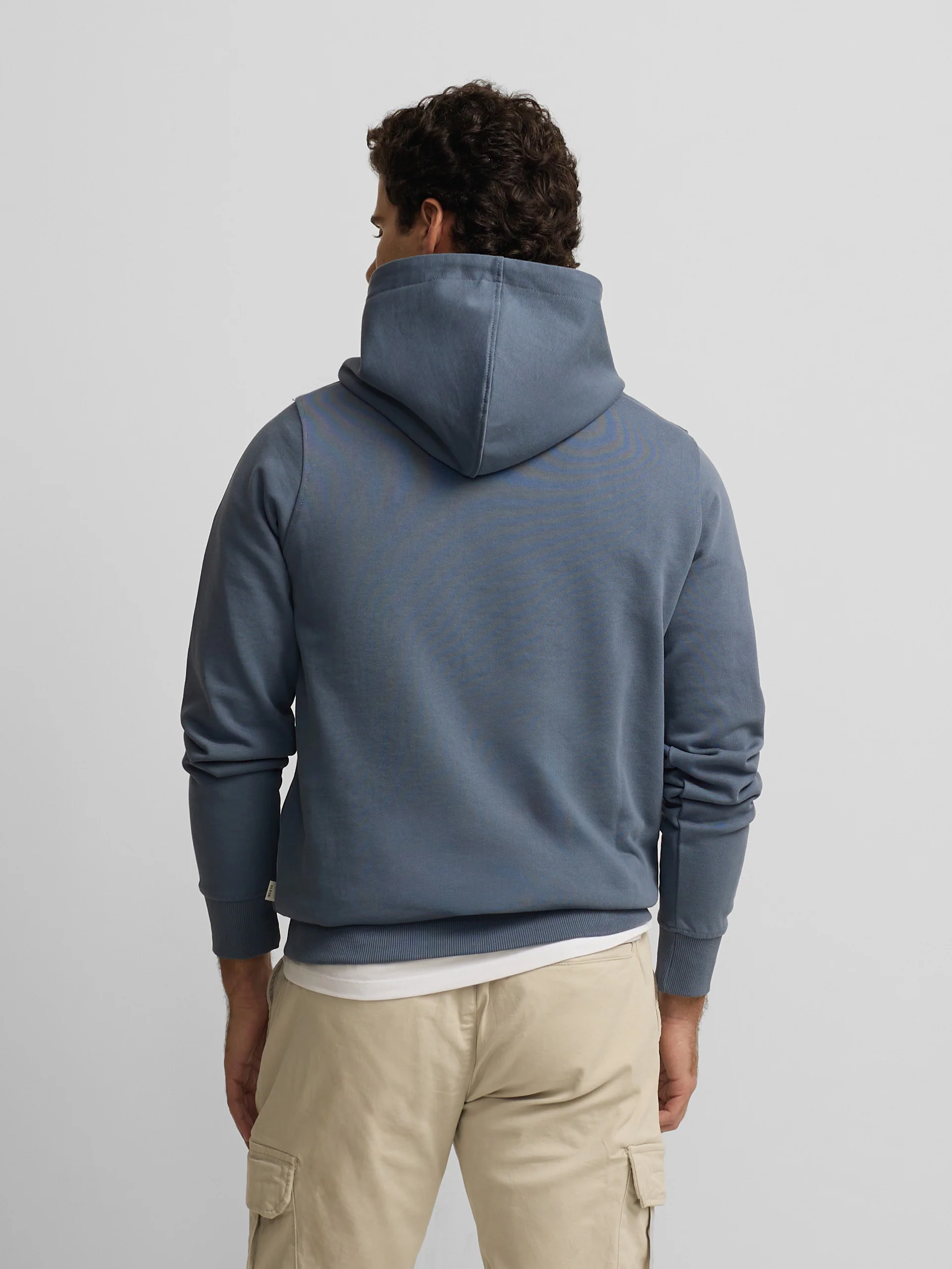 Sudadera capucha Silbon vintage azul indigo - Image 6