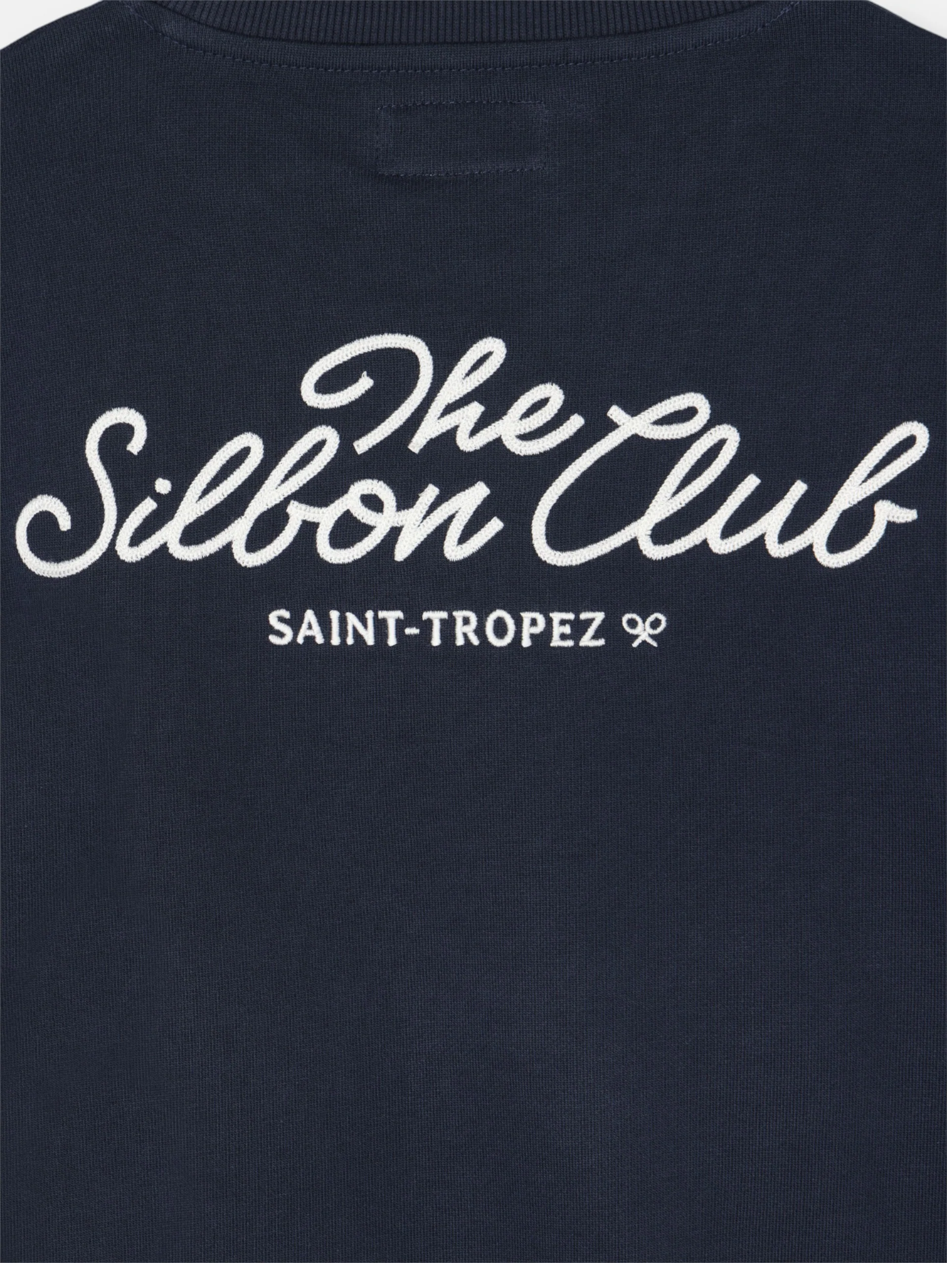 Sudadera club Saint Tropez azul marino - Image 10