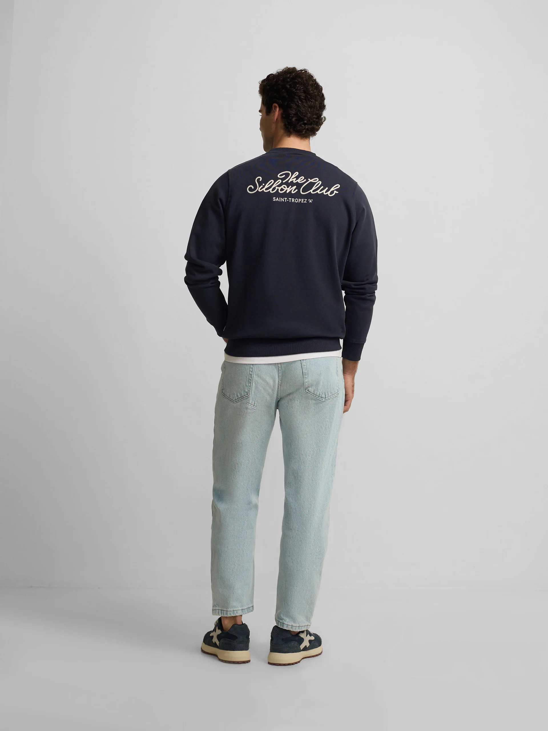 Sudadera club Saint Tropez azul marino - Image 3