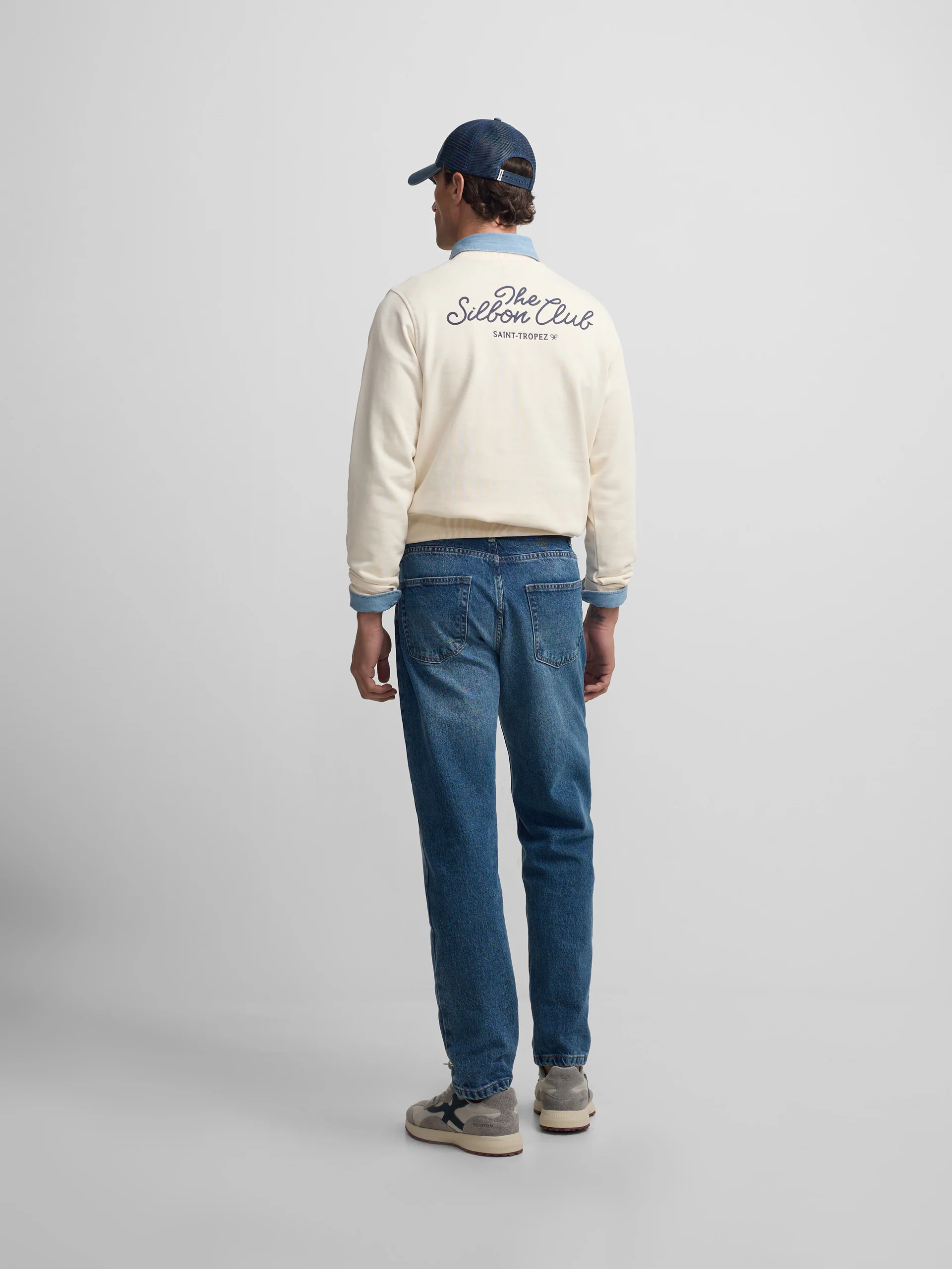 Sudadera club Saint Tropez crema - Image 7