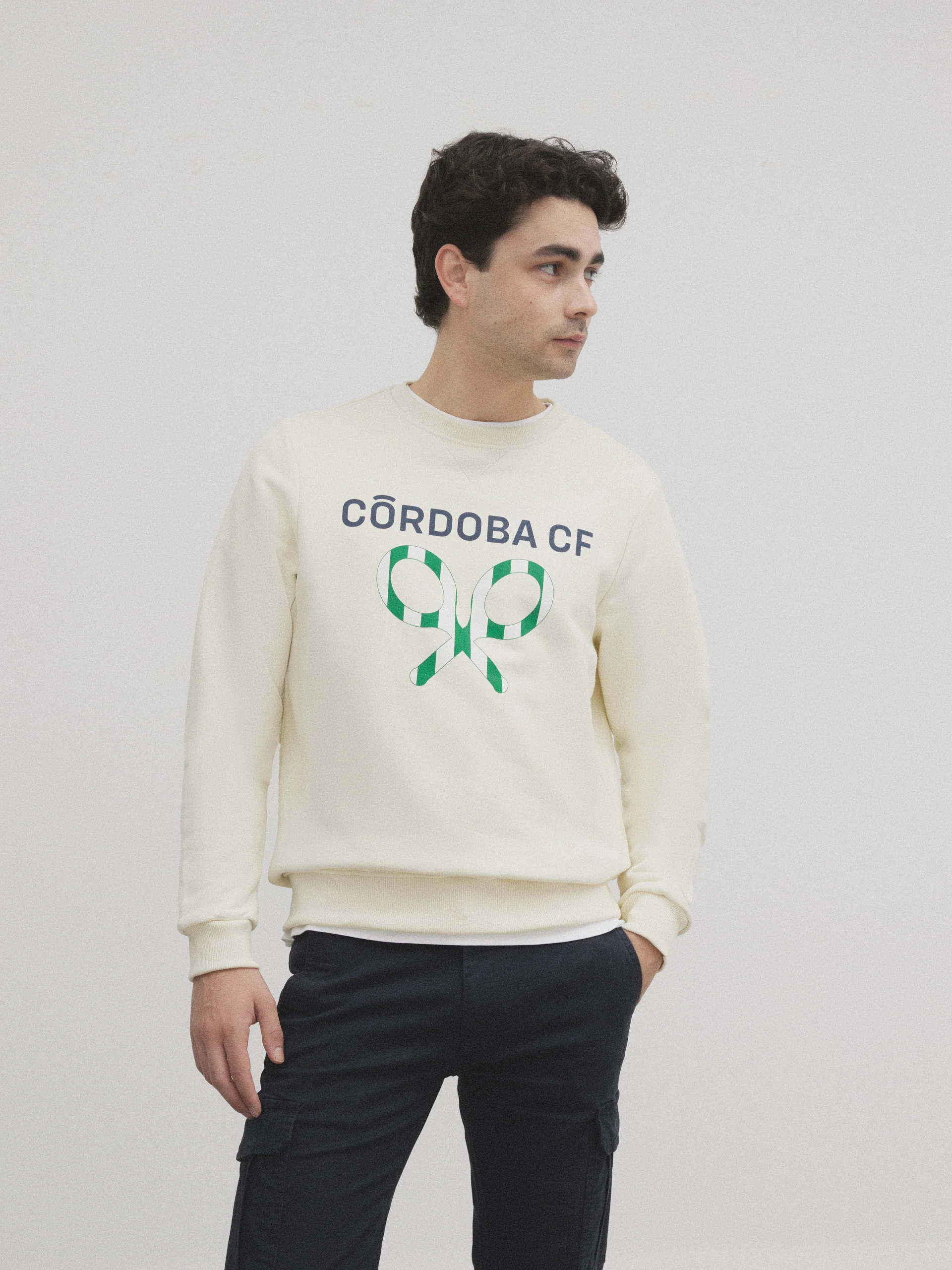 Sudadera cordoba cf crema - Image 4