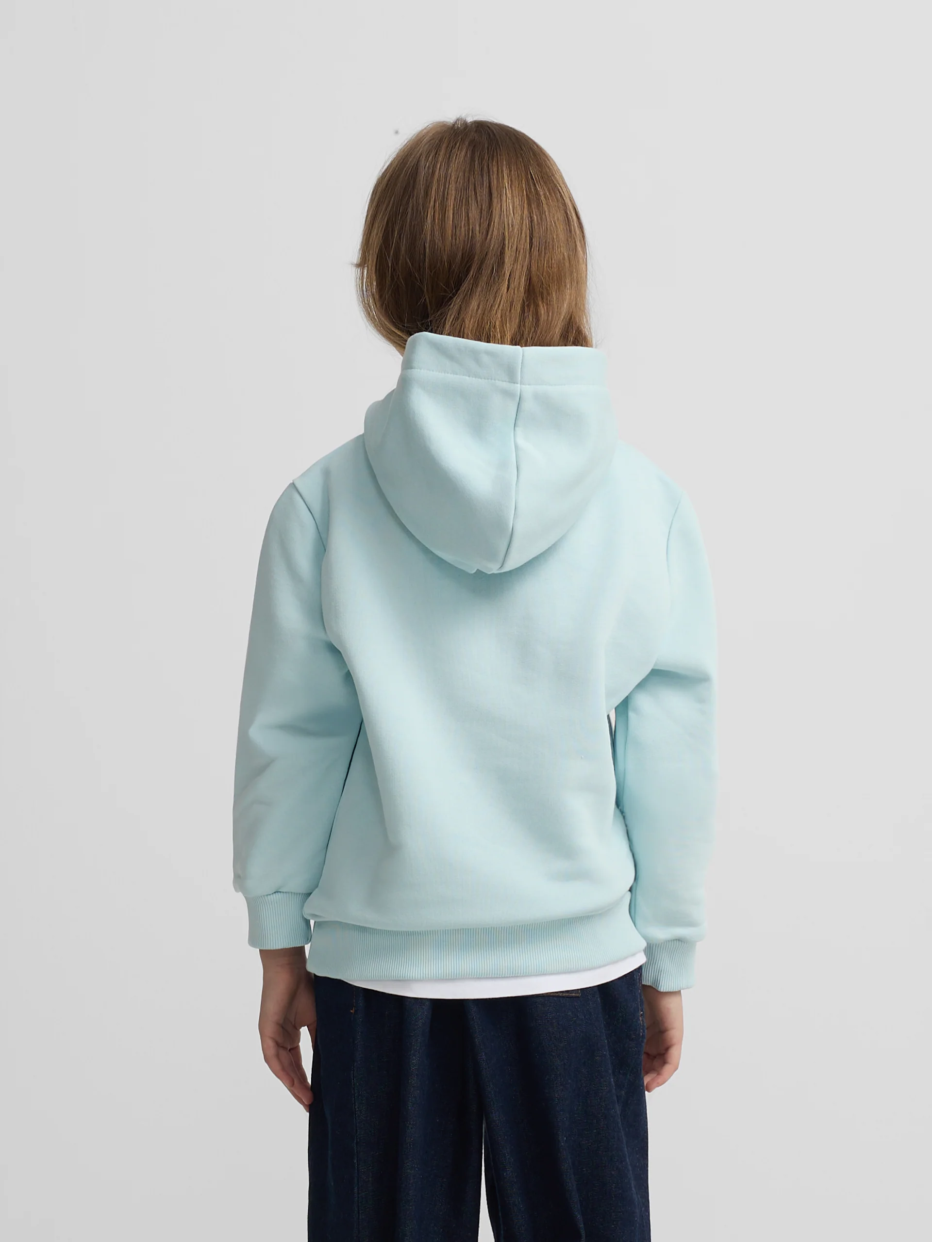 Sudadera girl capucha silbon sunset celeste - Image 5