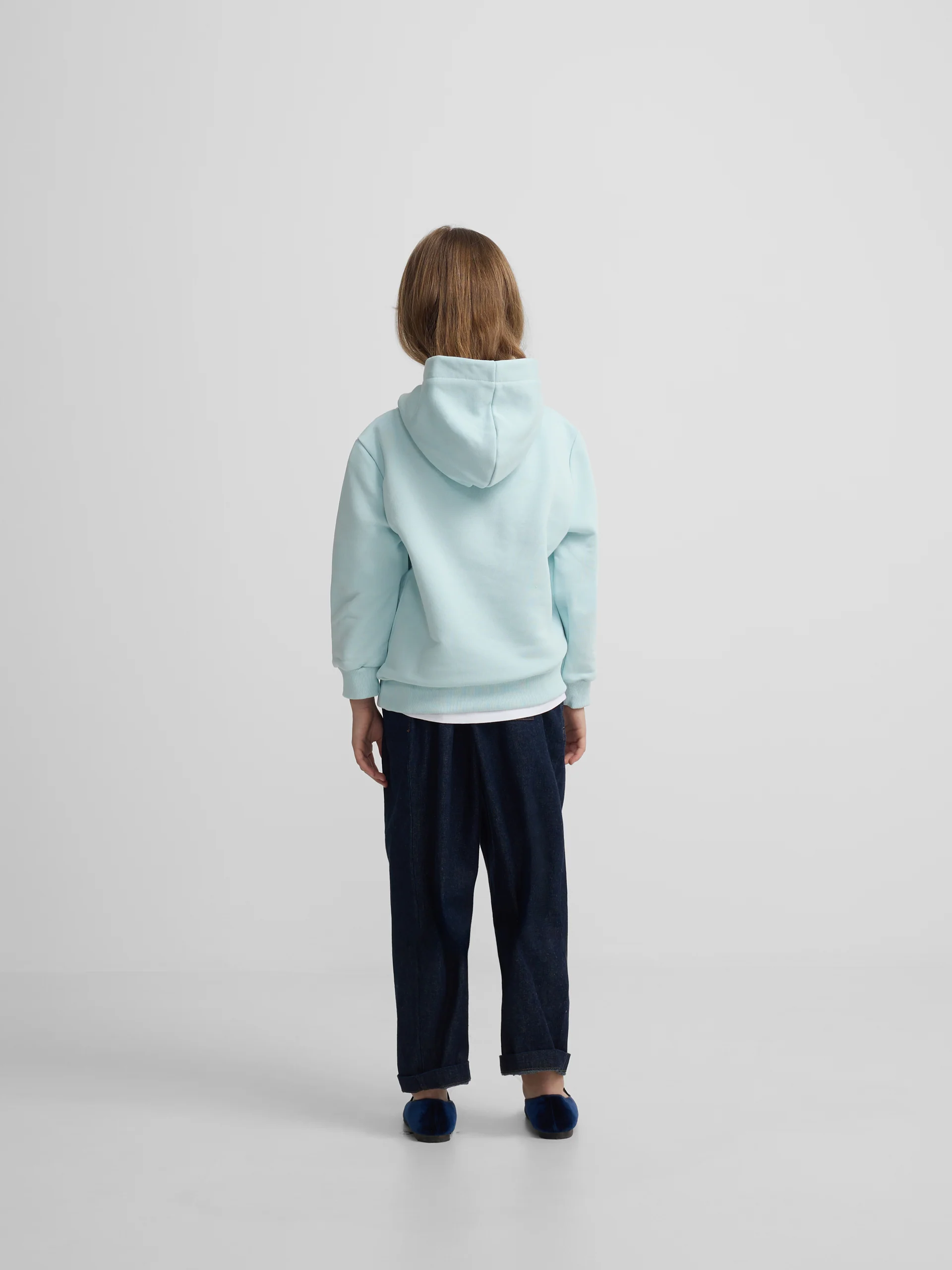 Sudadera girl capucha silbon sunset celeste - Image 6