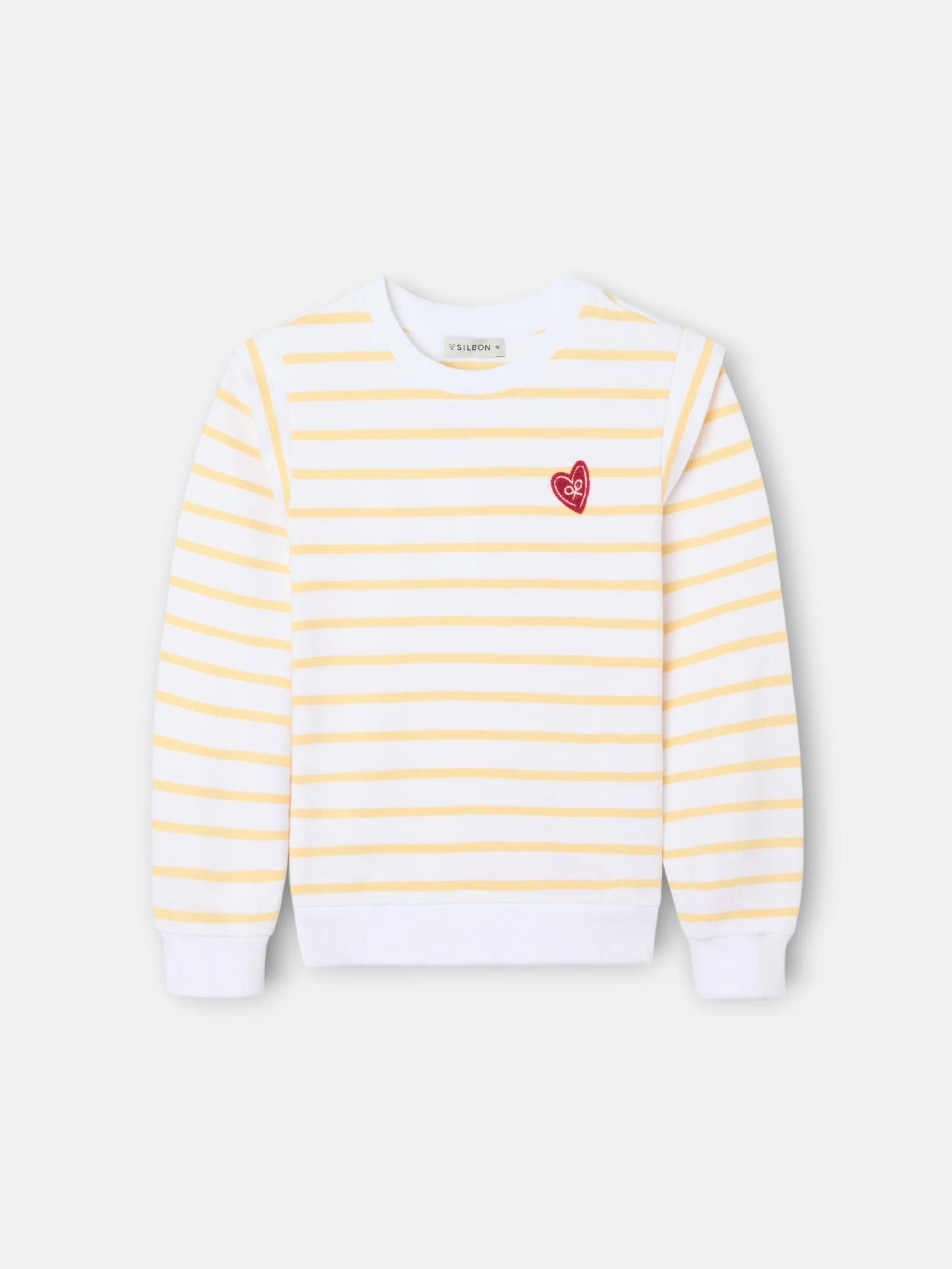 Sudadera girl hombreras amarillo y crudo - Image 7