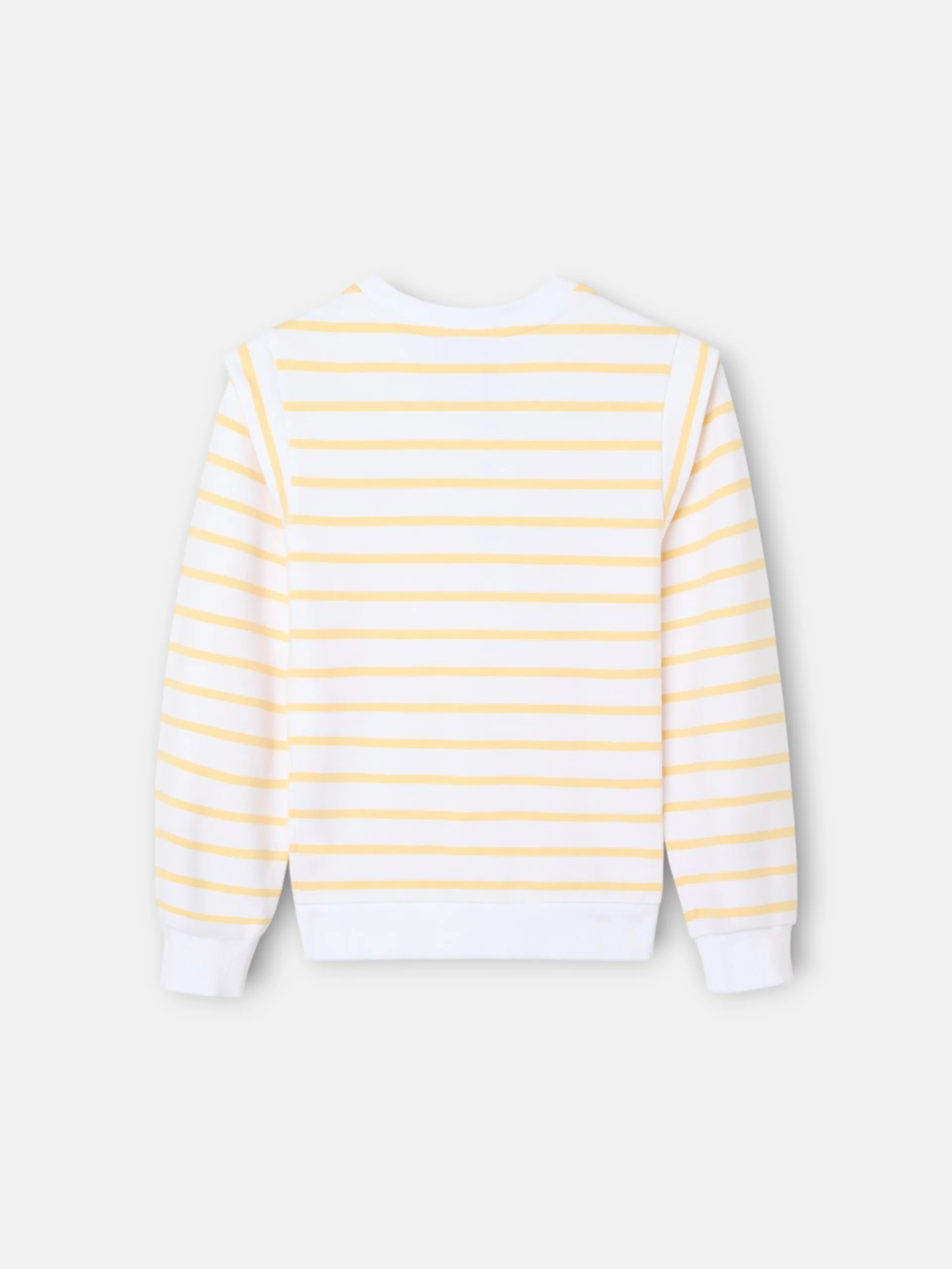 Sudadera girl hombreras amarillo y crudo - Image 8