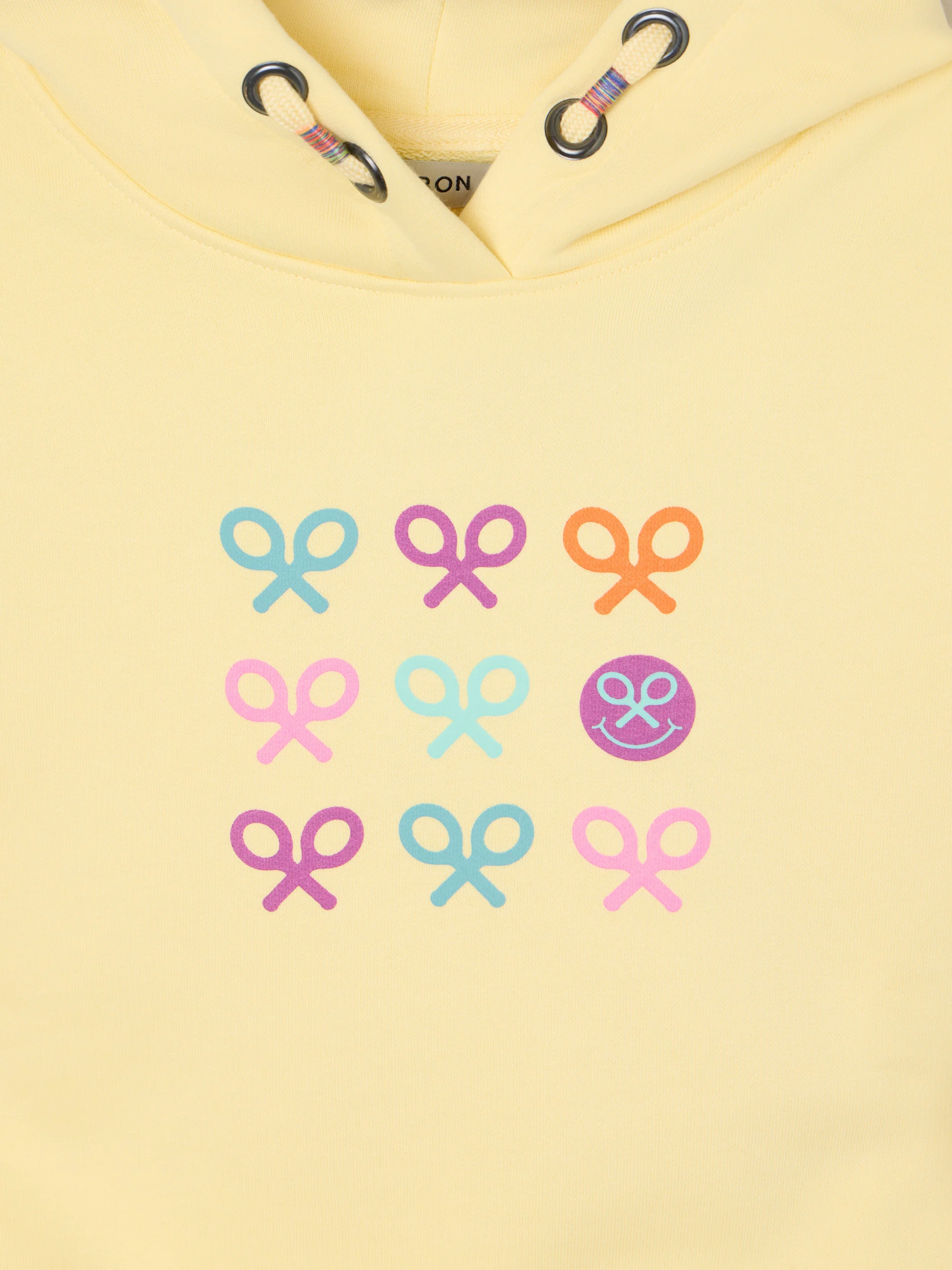Sudadera girl raquetas multicolor amarilla - Image 2