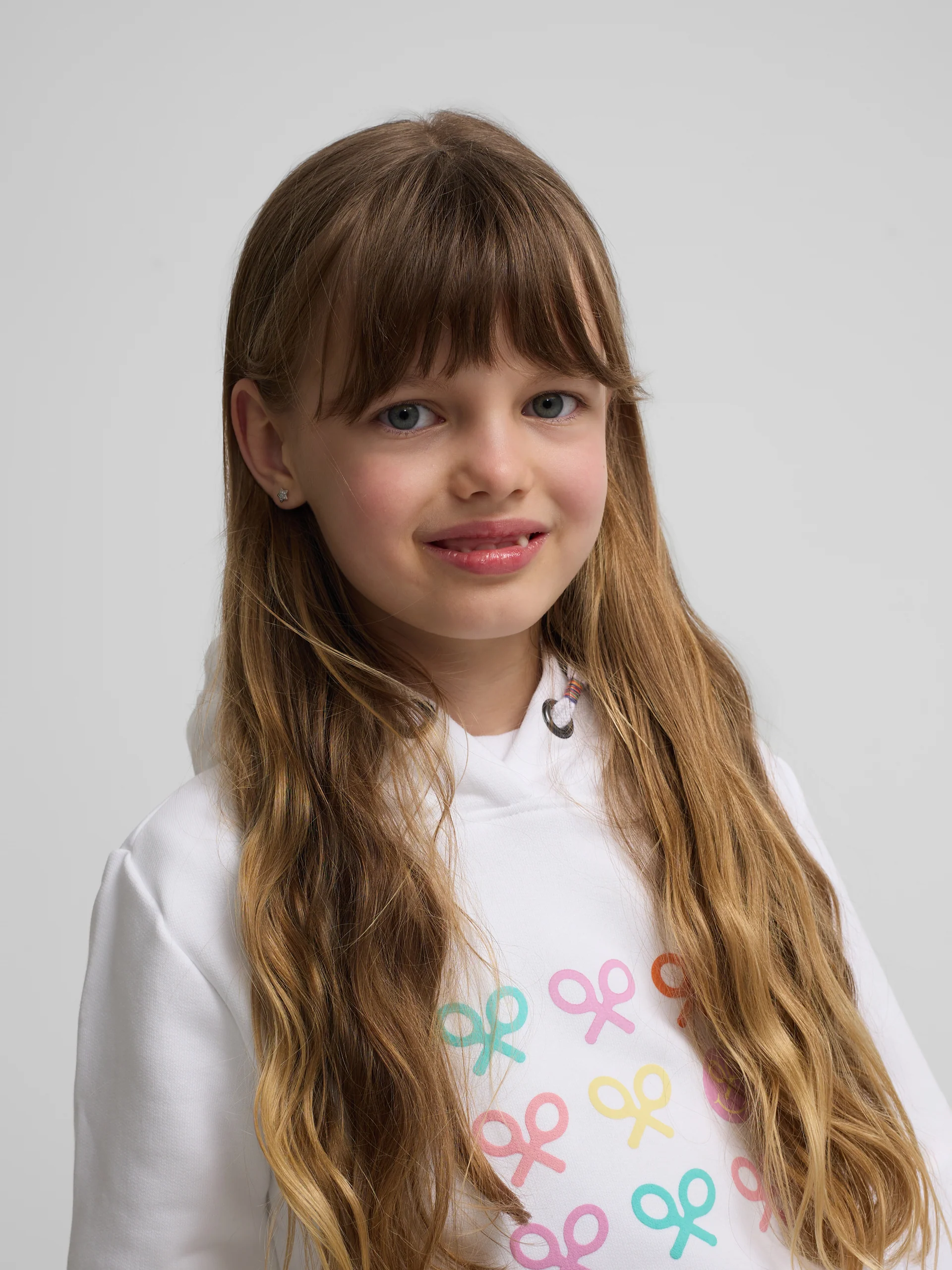 Sudadera girl raquetas smile blanca - Image 3