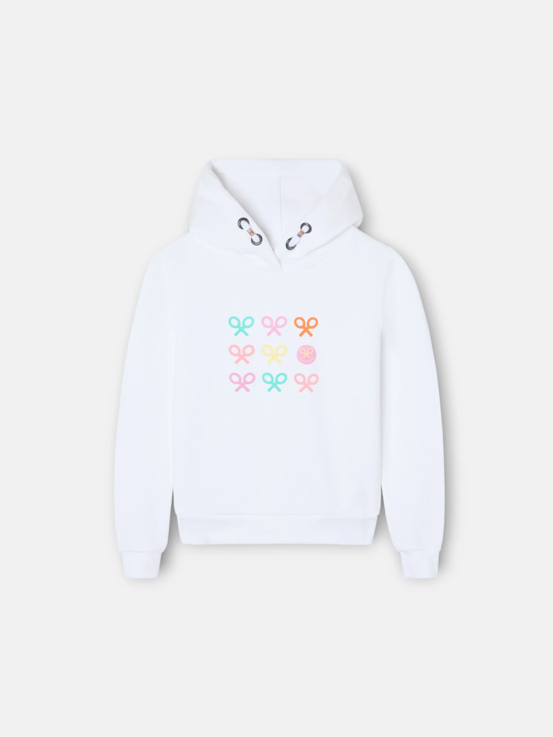 Sudadera girl raquetas smile blanca - Image 5