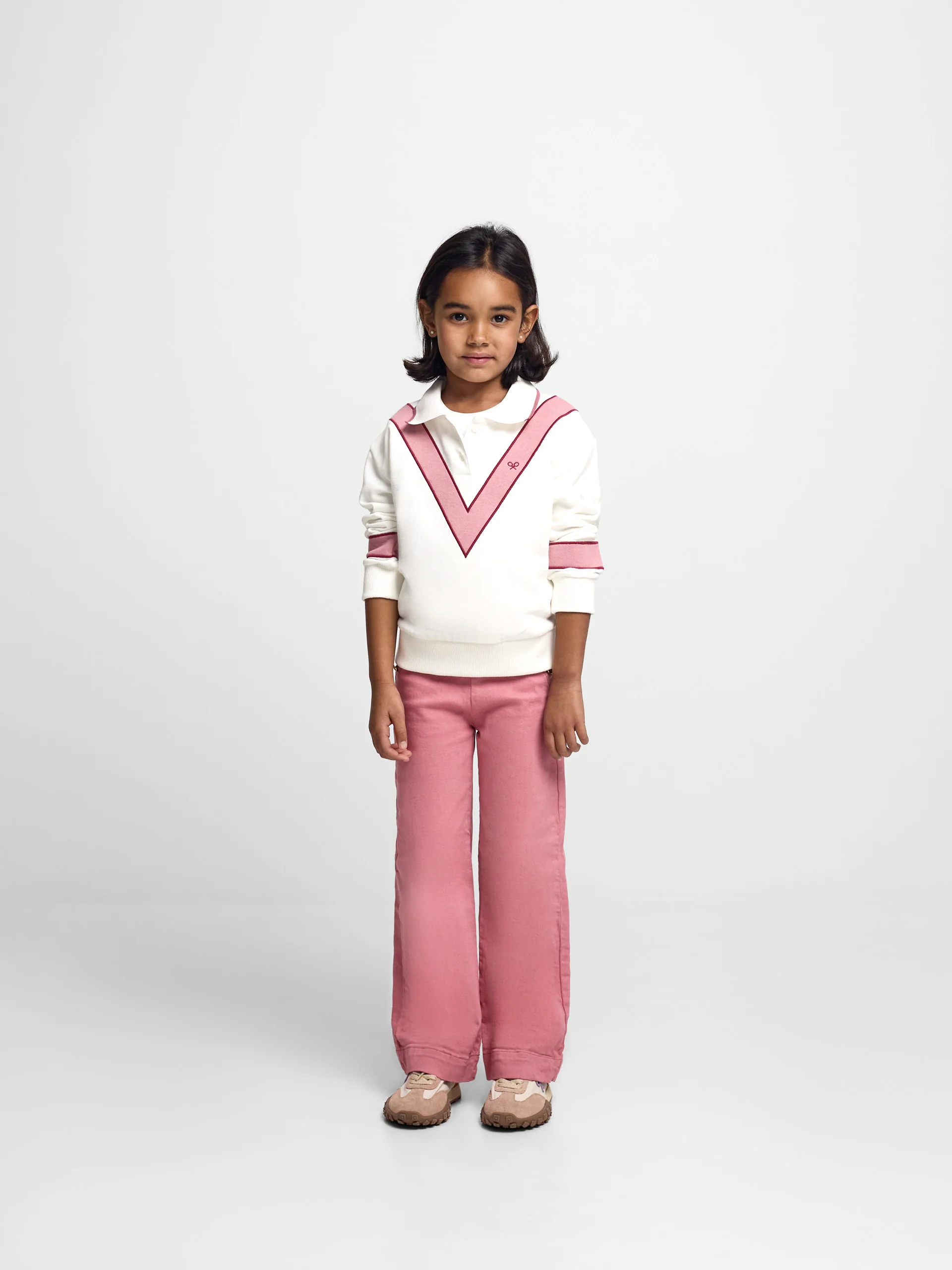 Sudadera girl retro rosa y cruda - Image 6