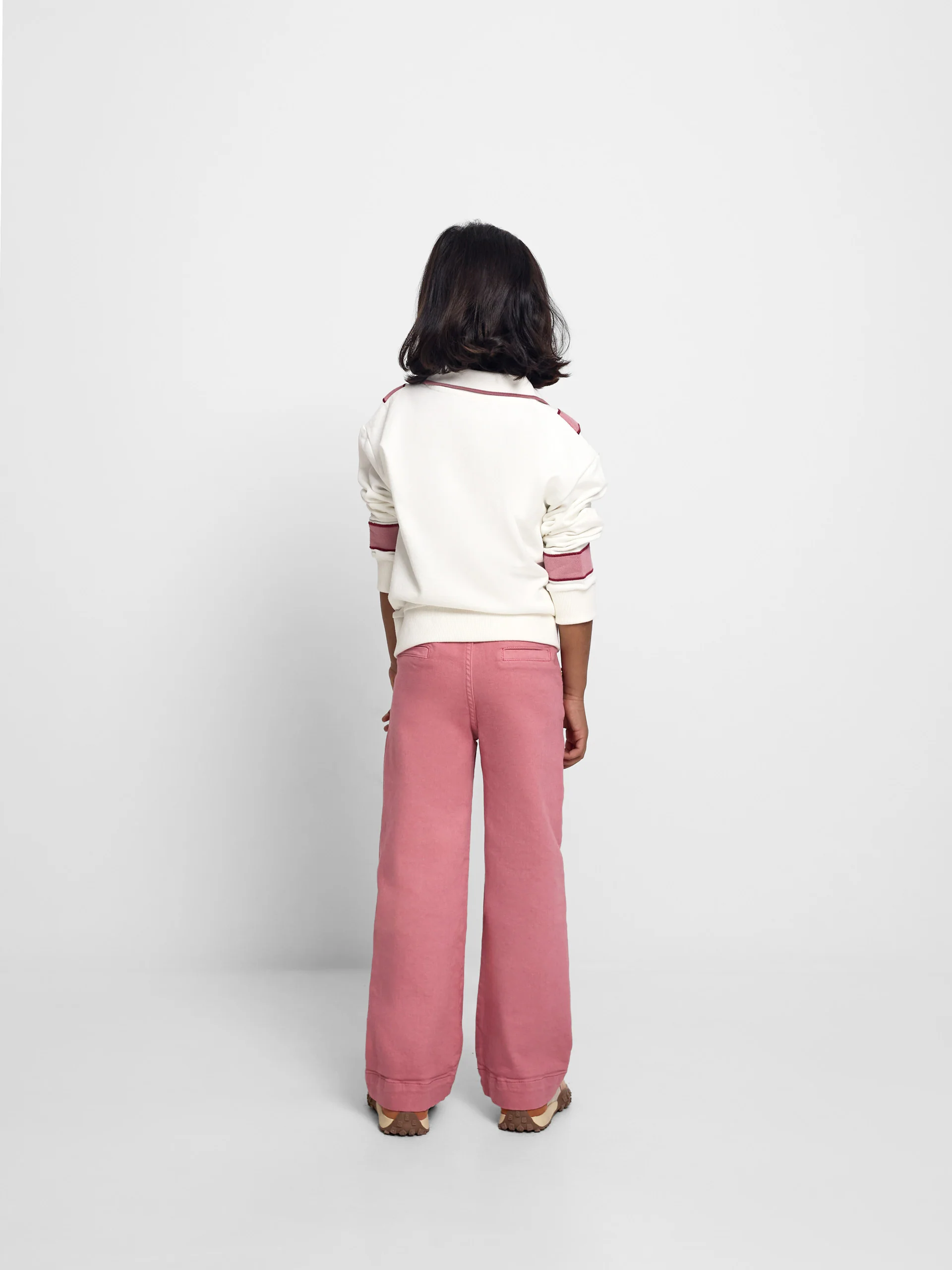 Sudadera girl retro rosa y cruda - Image 7