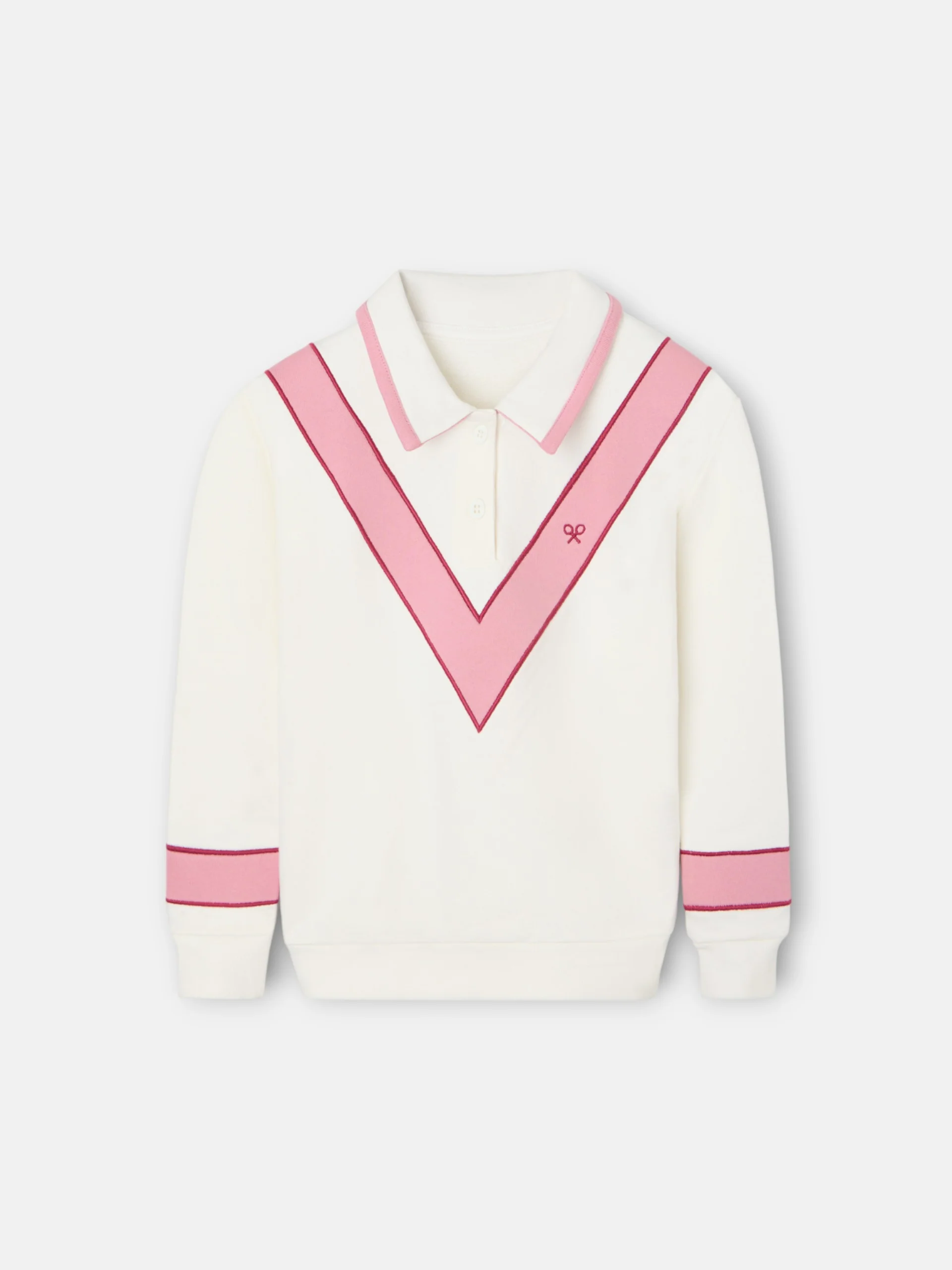 Sudadera girl retro rosa y cruda - Image 8