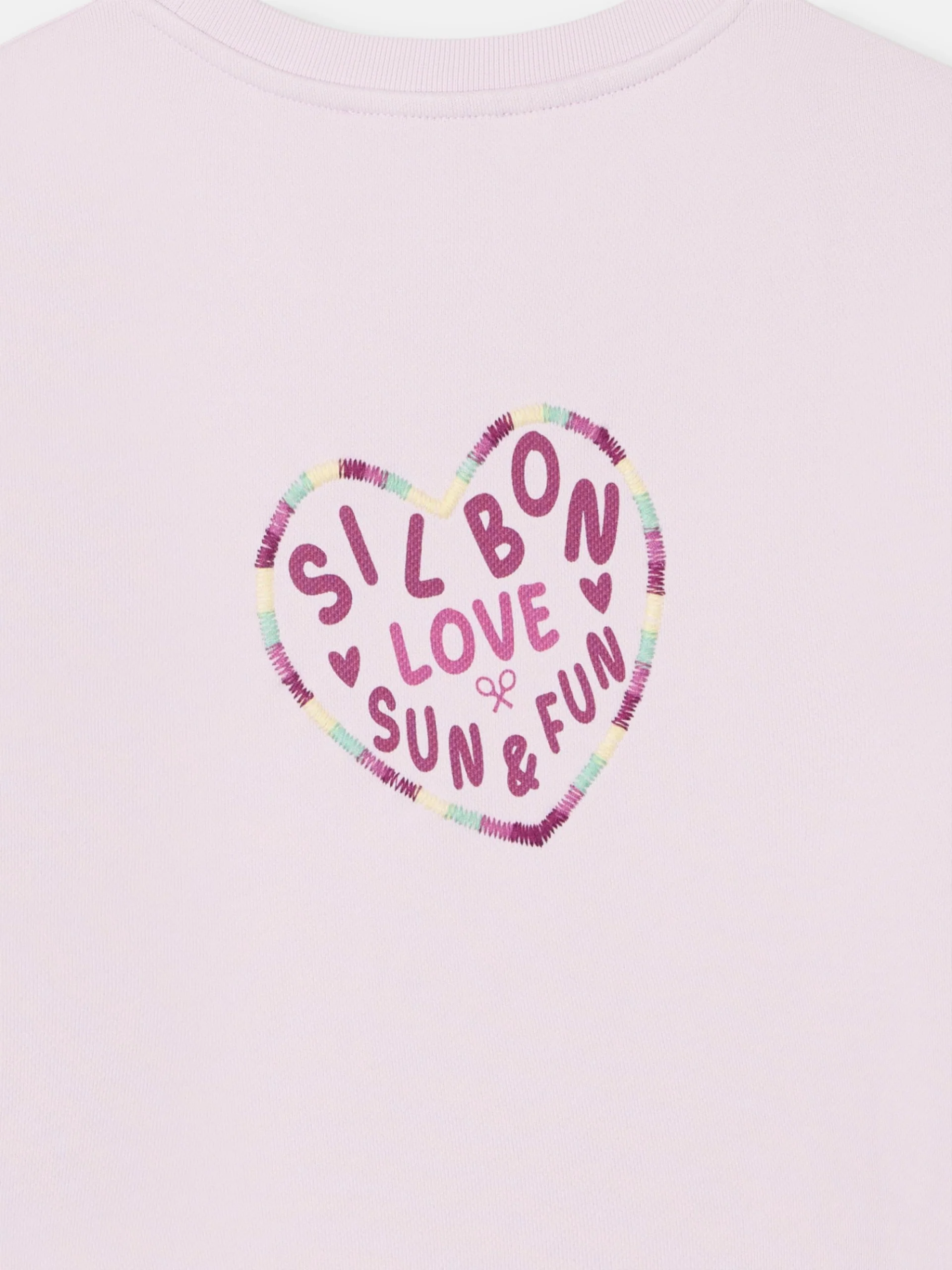 Sudadera girl silbon love lila - Image 10