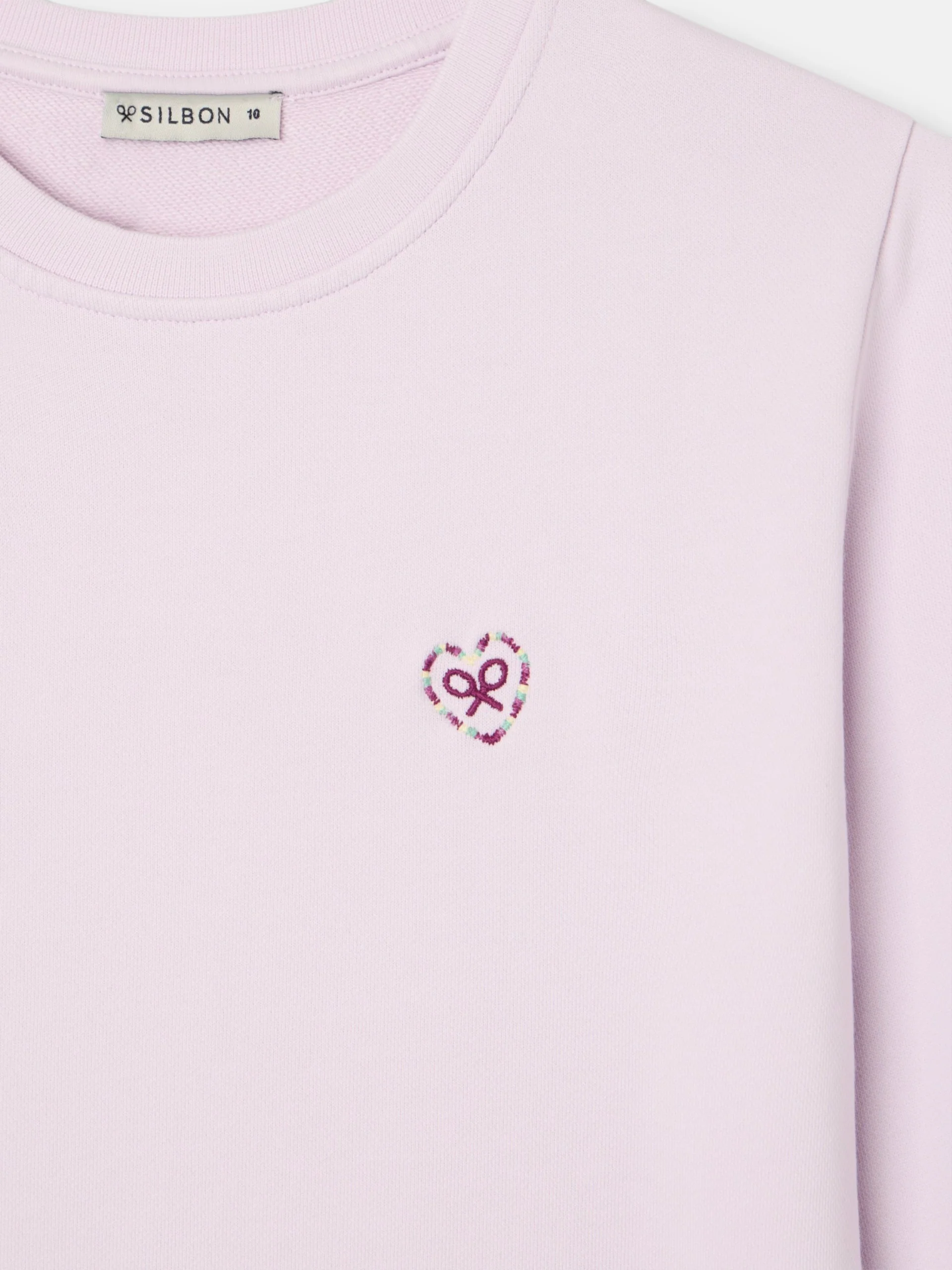 Sudadera girl silbon love lila - Image 2