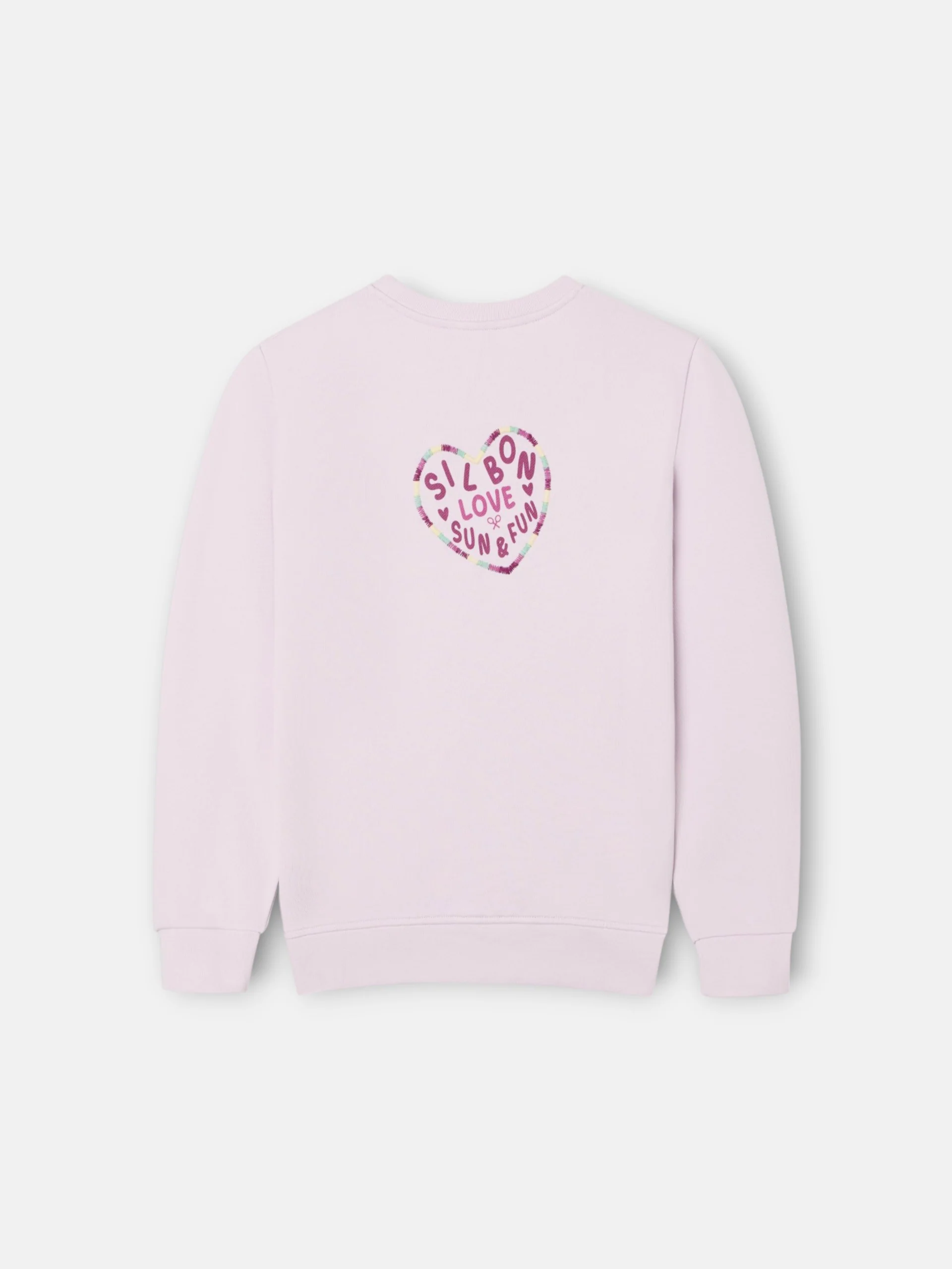 Sudadera girl silbon love lila - Image 9