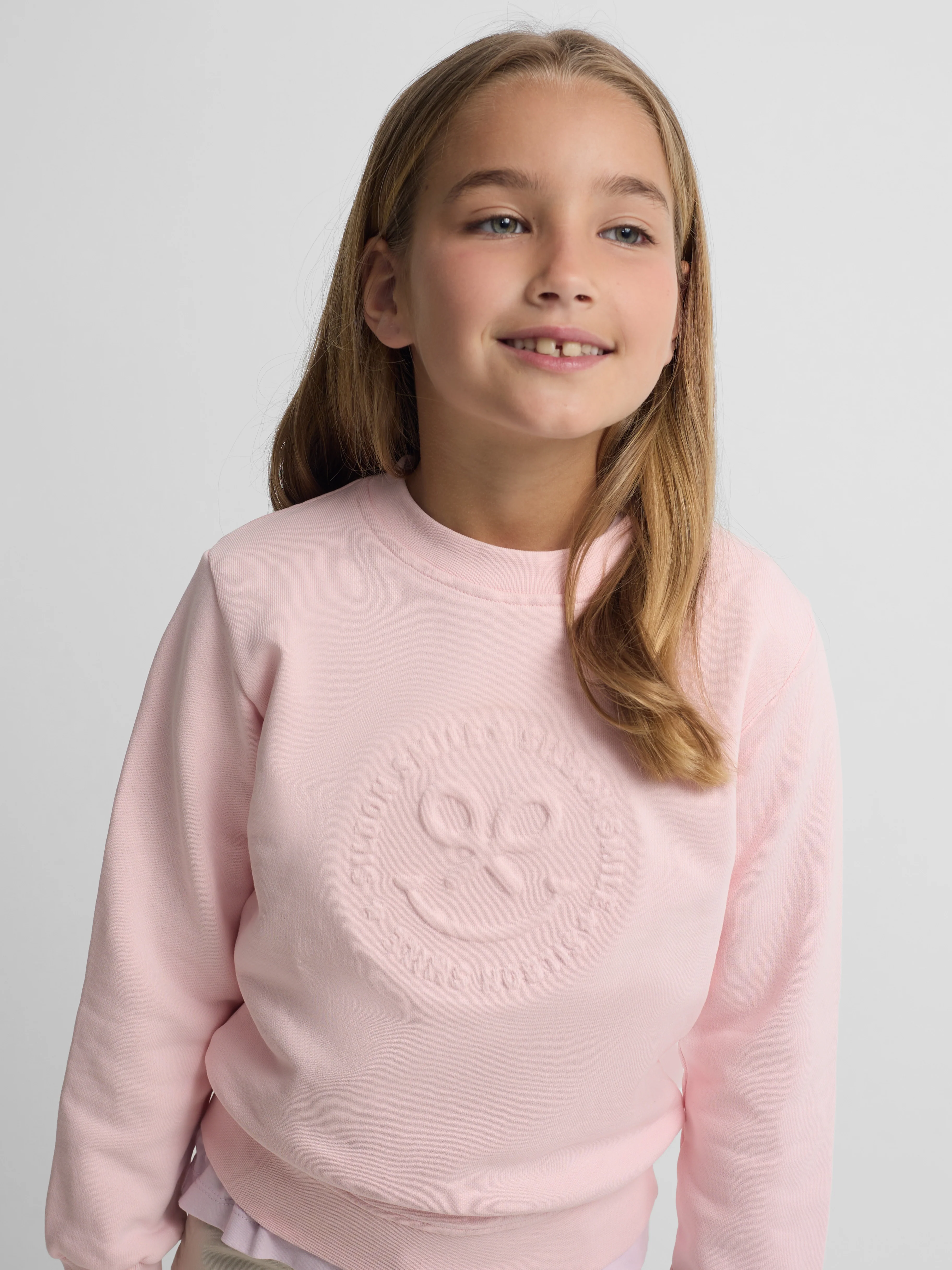 Sudadera girl smile rosa - Image 3
