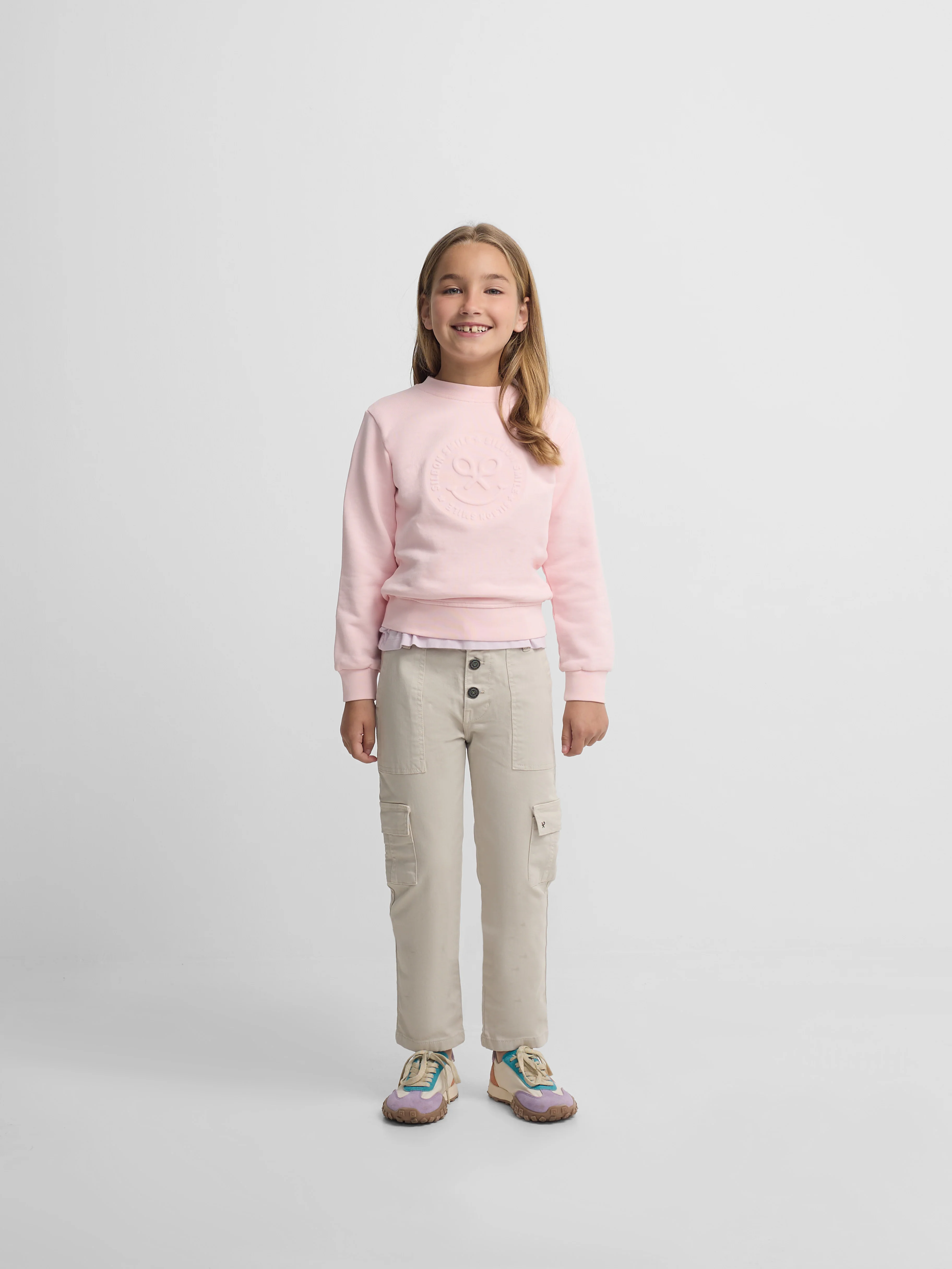 Sudadera girl smile rosa - Image 4