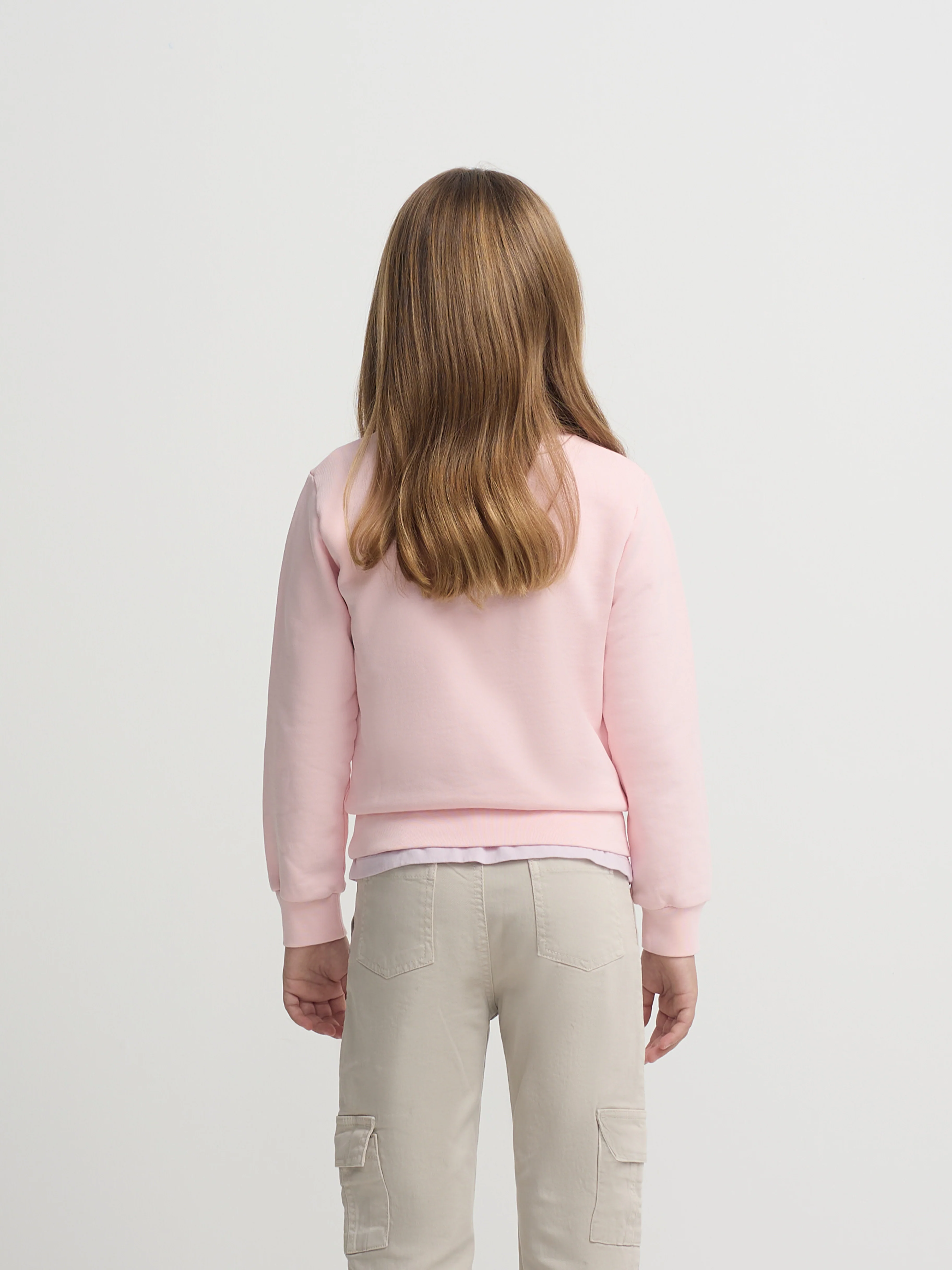 Sudadera girl smile rosa - Image 6