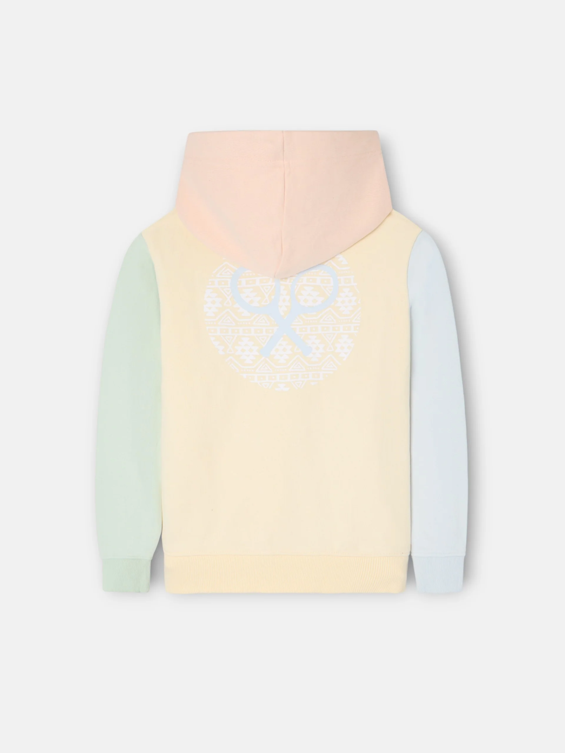 Sudadera kids capucha multicolor amarillo - Image 12