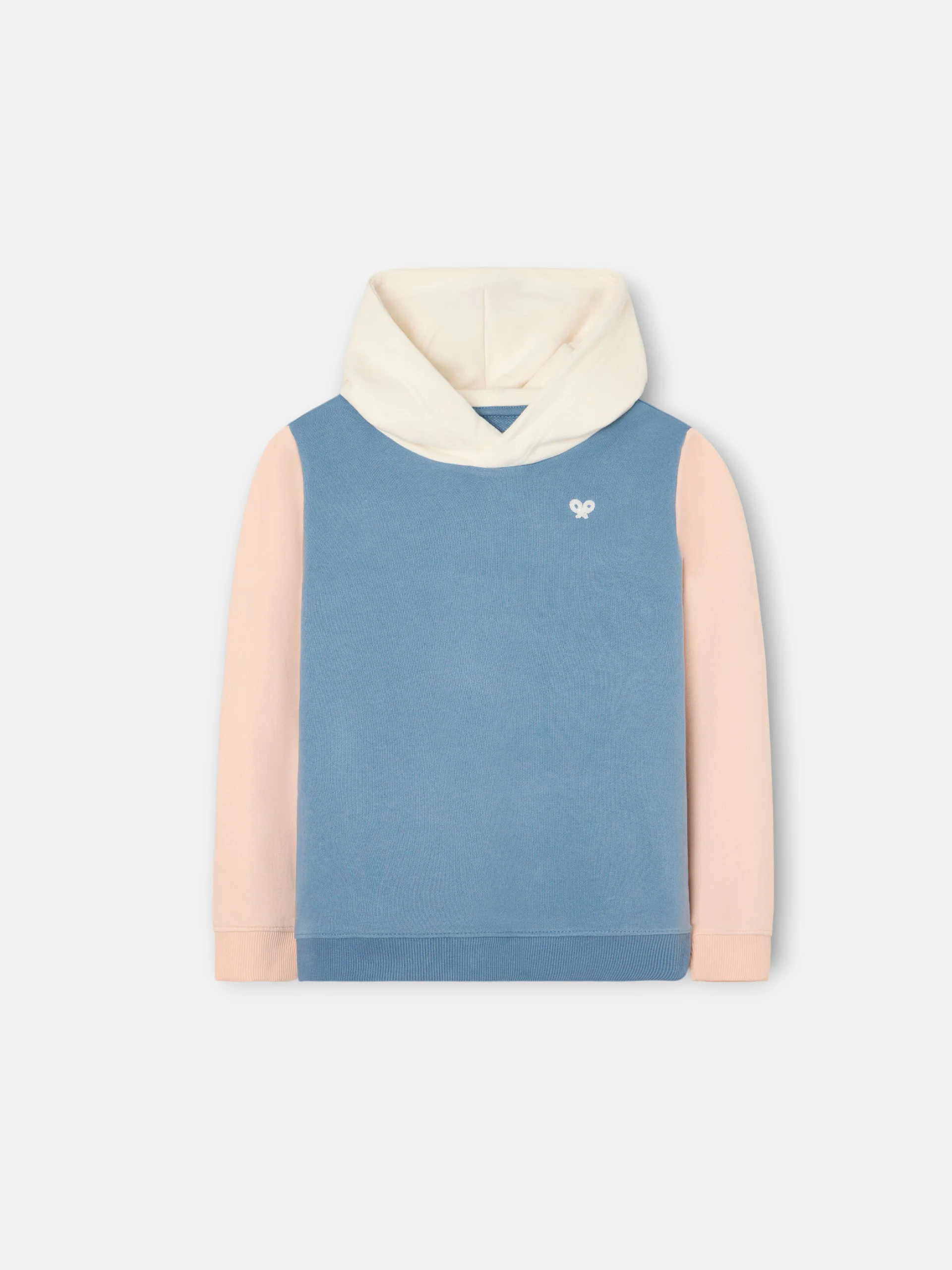 Sudadera kids capucha raqueta etnica azul - Image 8