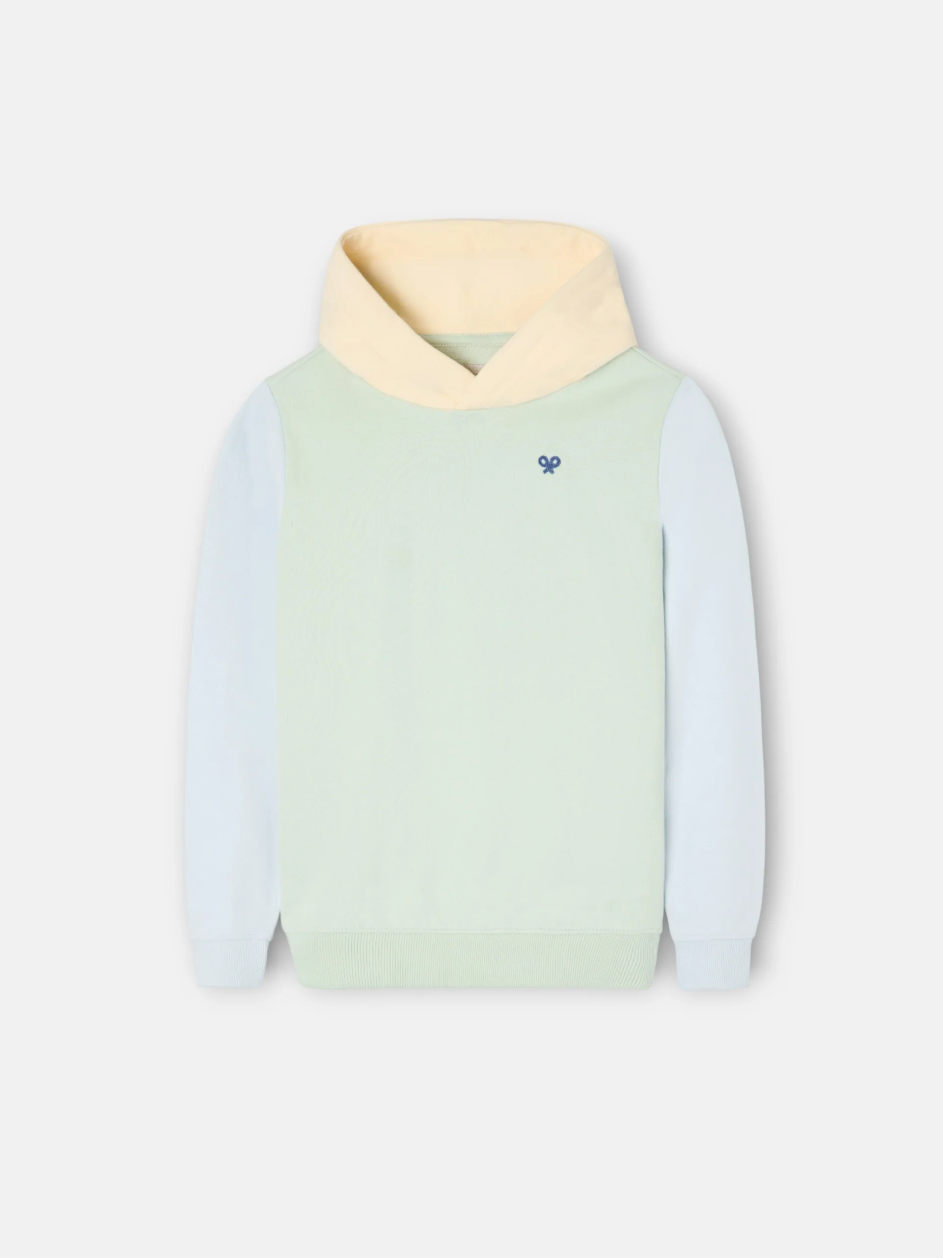 Sudadera kids capucha raqueta etnica verde - Image 7