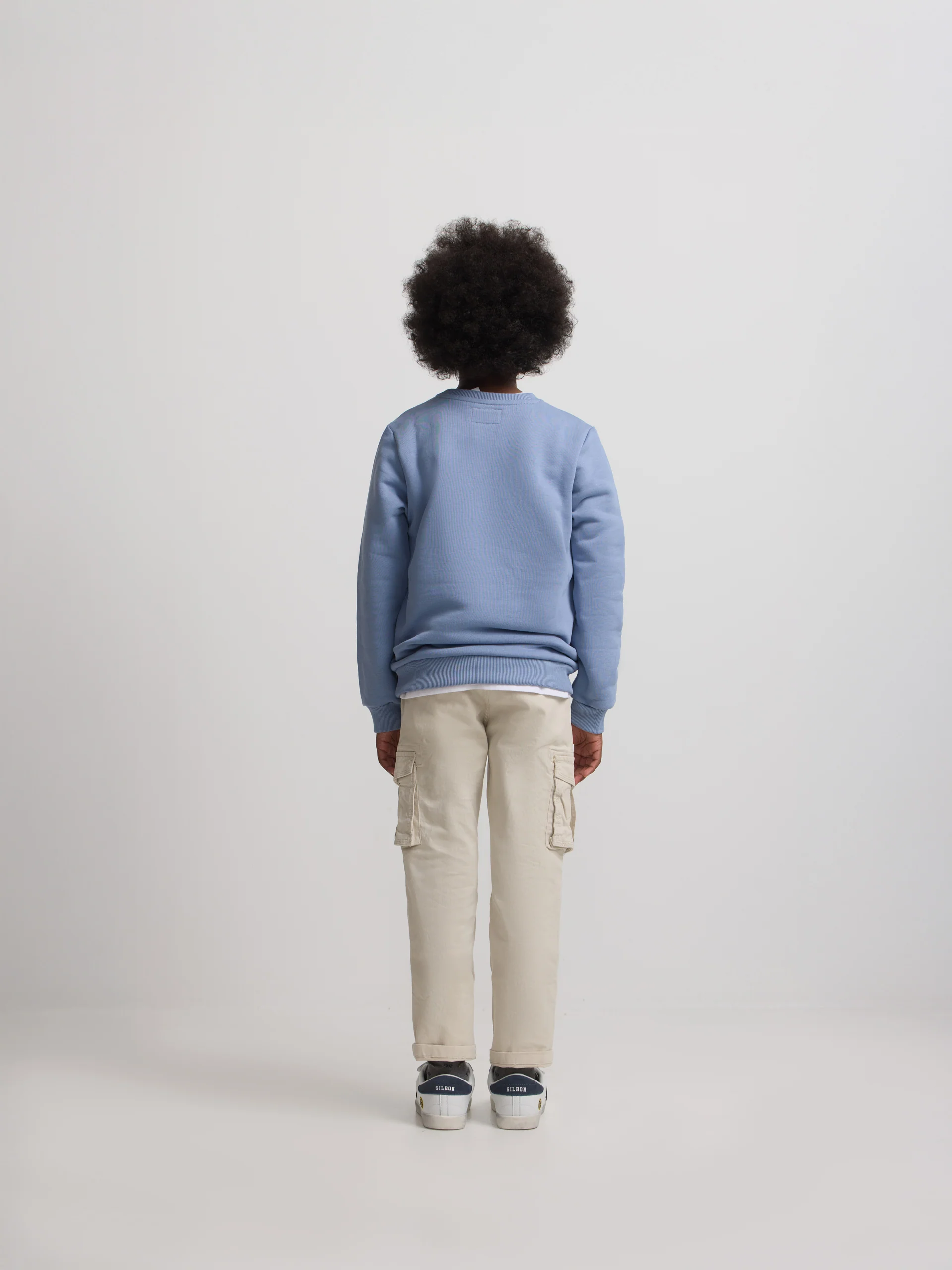 Sudadera kids minilogo azul indigo - Image 4