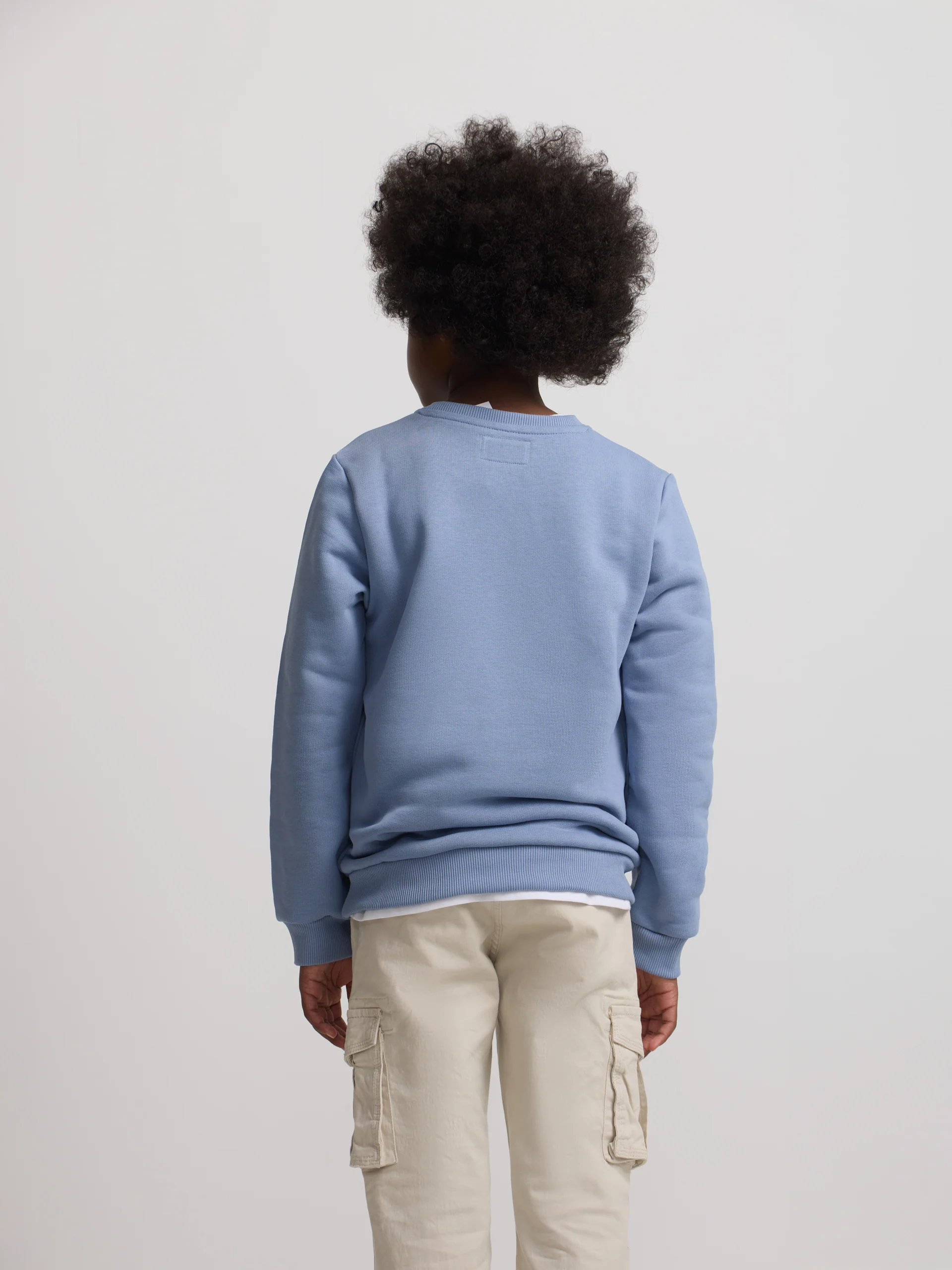 Sudadera kids minilogo azul indigo - Image 6
