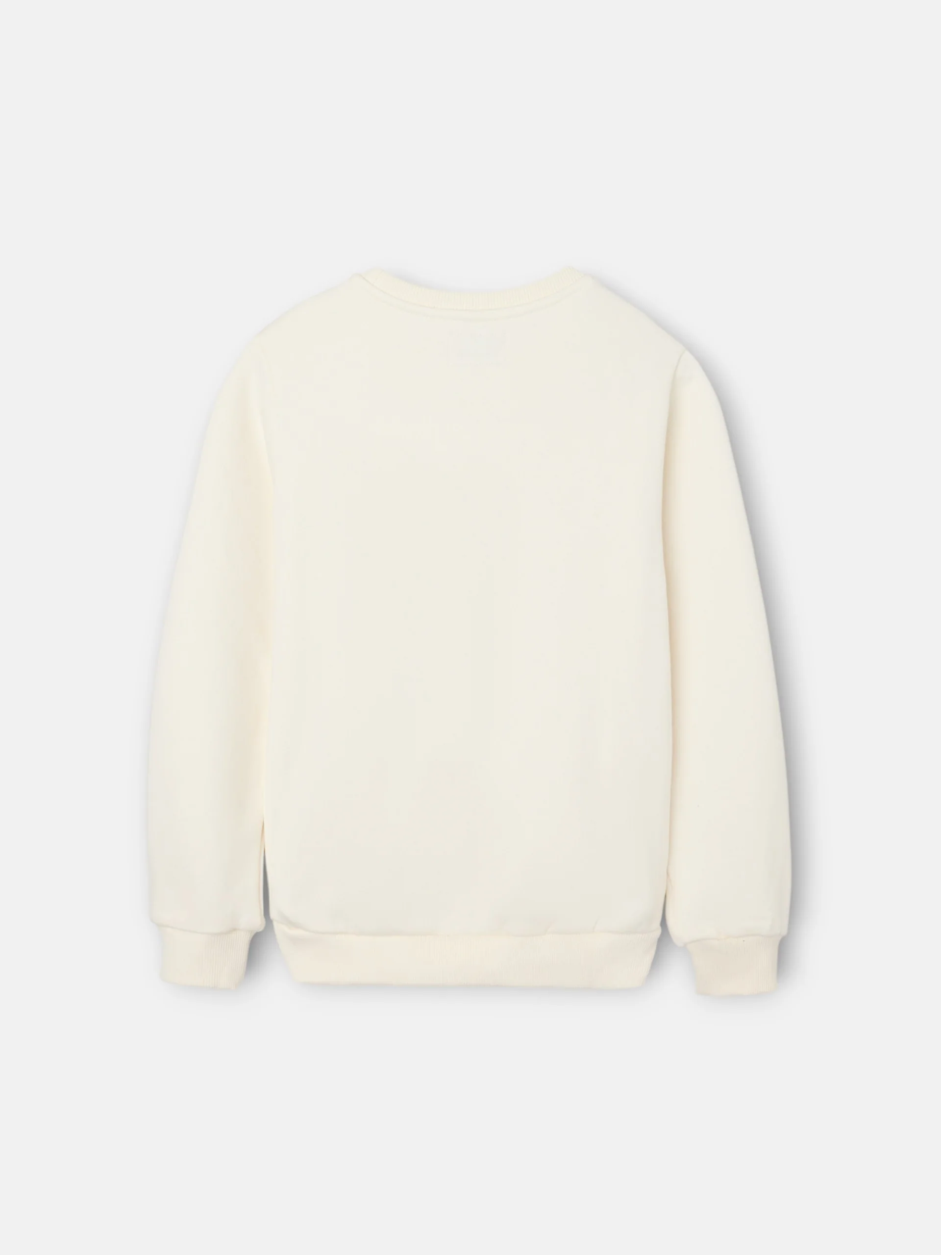 Sudadera kids minilogo crema - Image 8