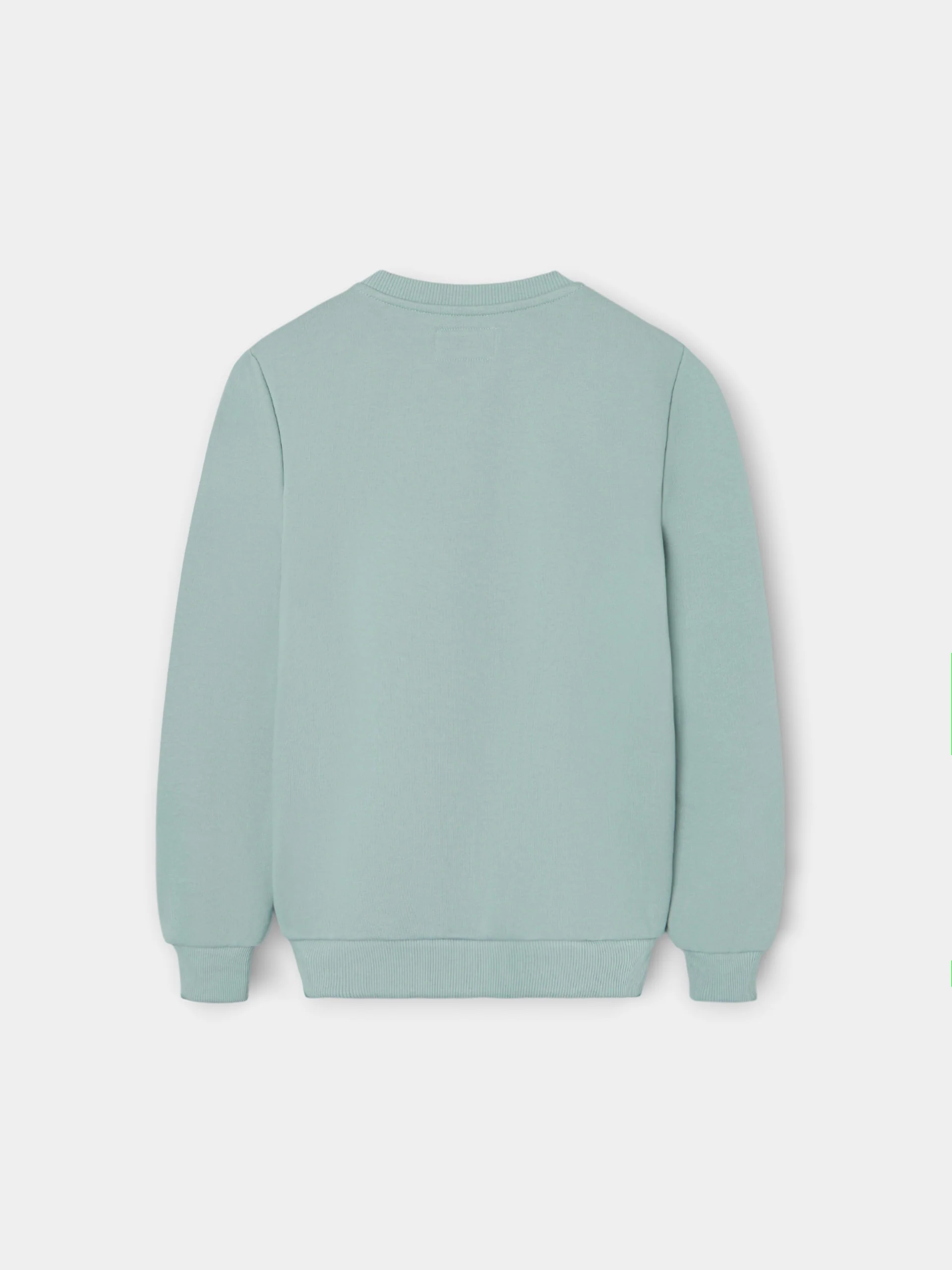 Sudadera kids minilogo verde - Image 8