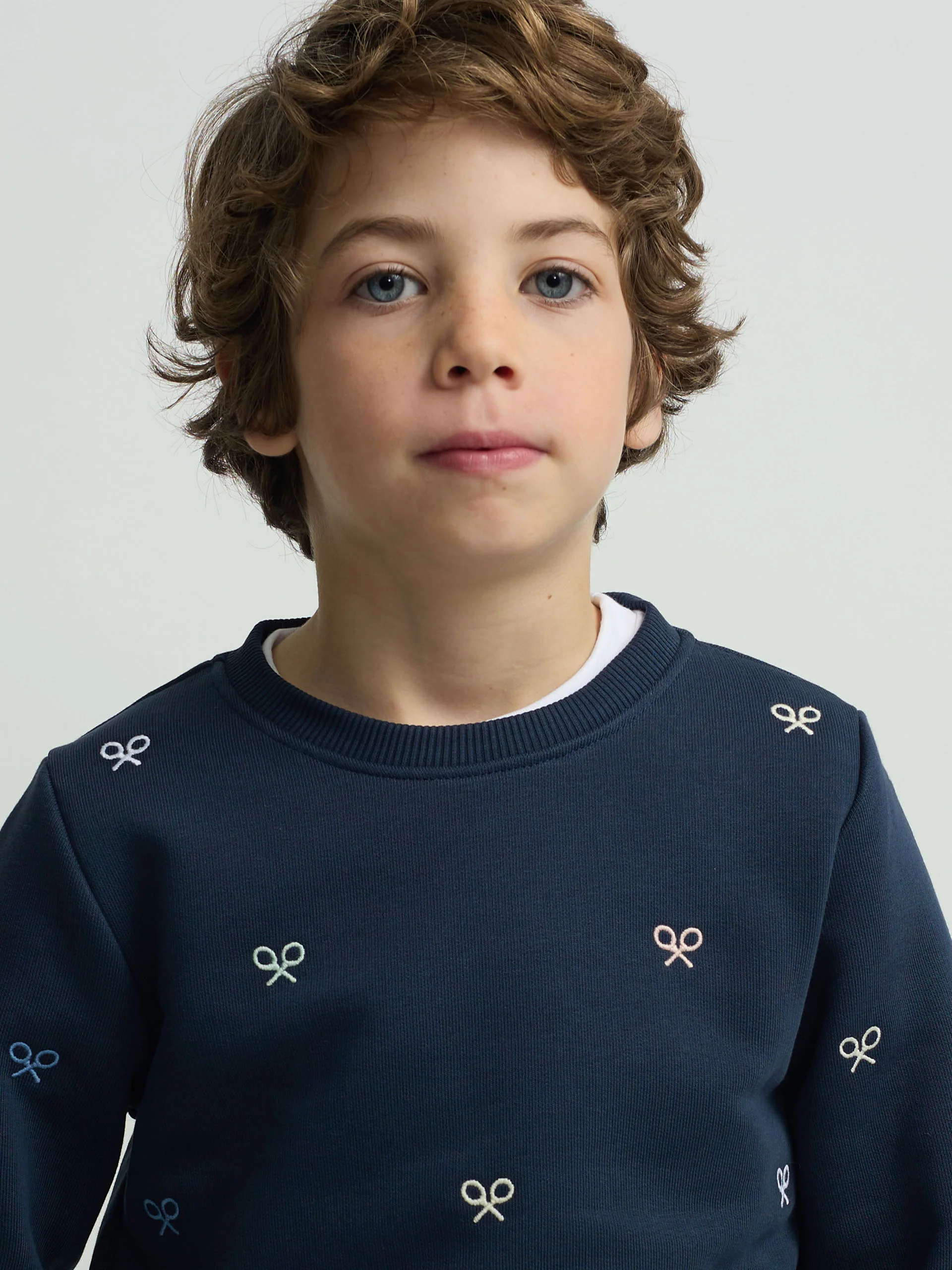 Sudadera kids multiraqueta colores azul marino