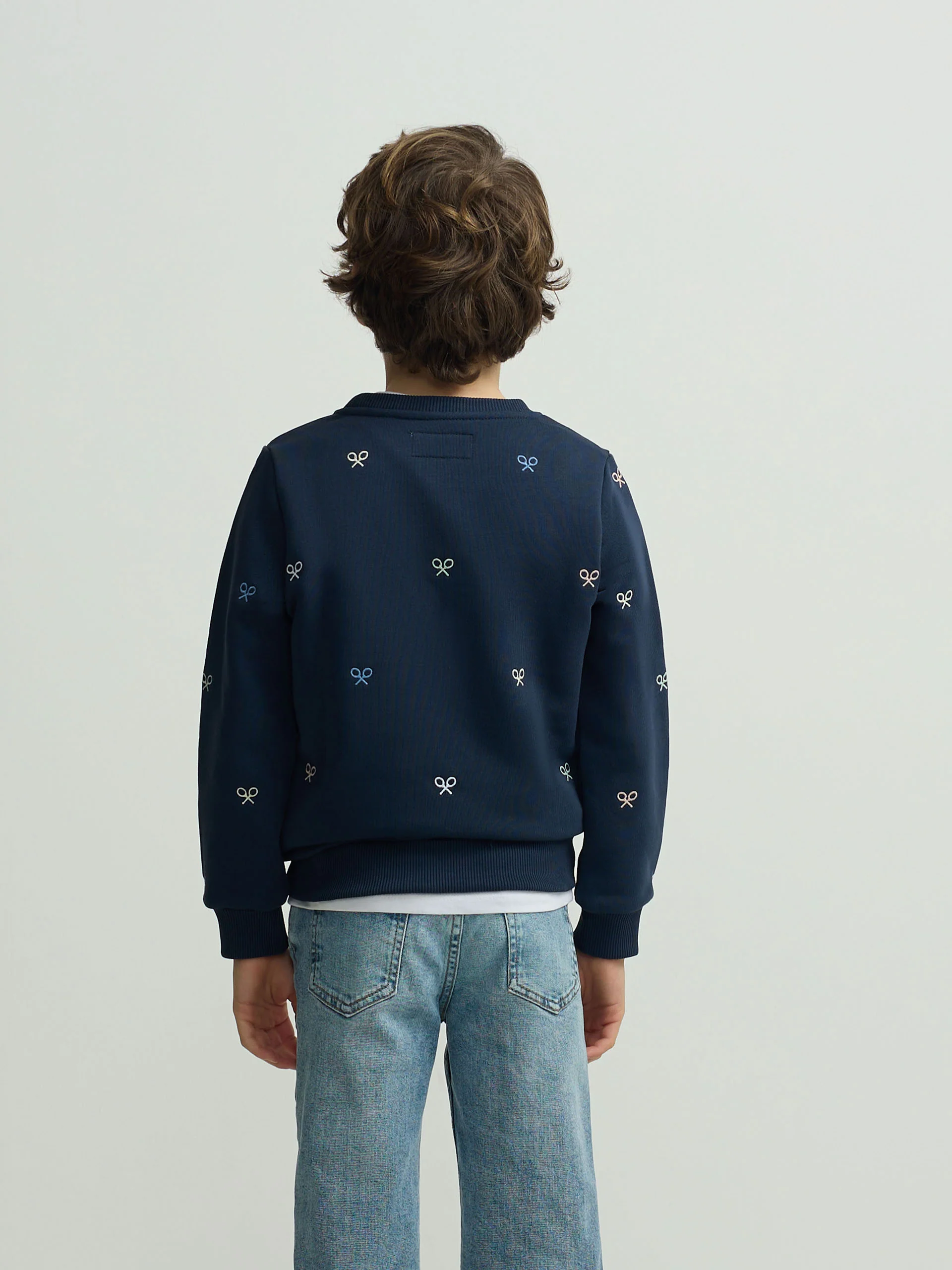 Sudadera kids multiraqueta colores azul marino - Image 4