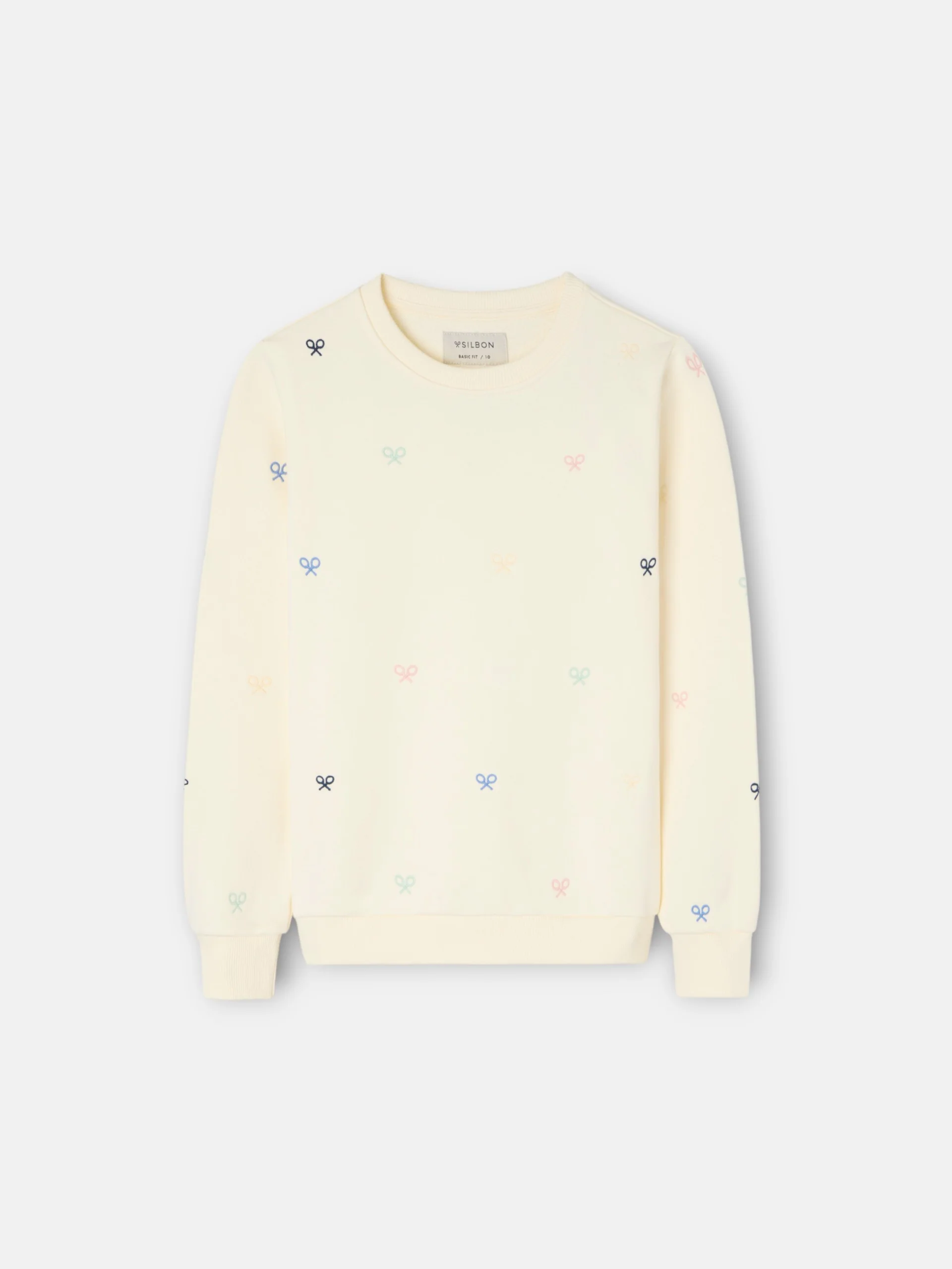 Sudadera kids multiraqueta colores blanco - Image 5