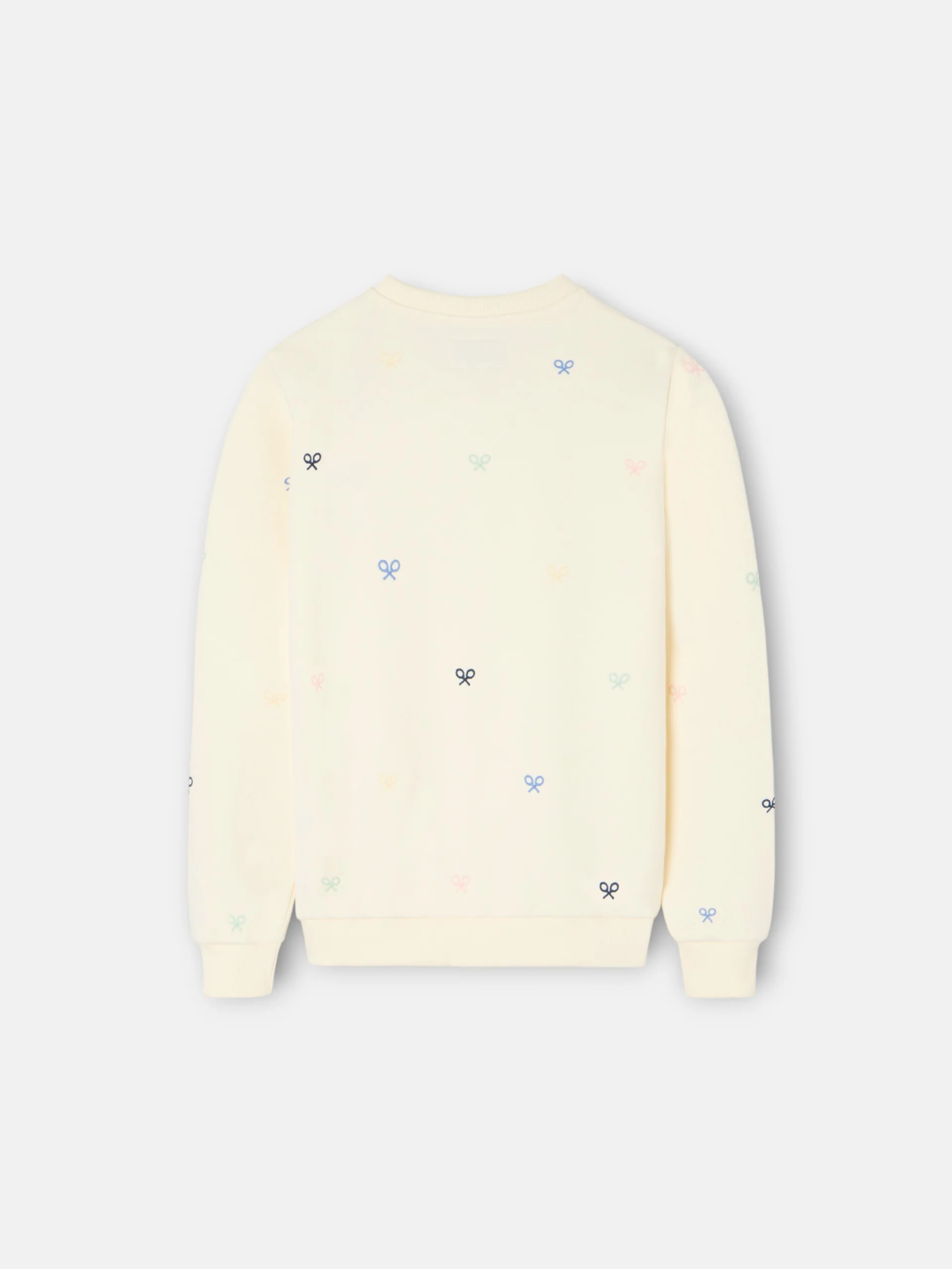 Sudadera kids multiraqueta colores blanco - Image 6