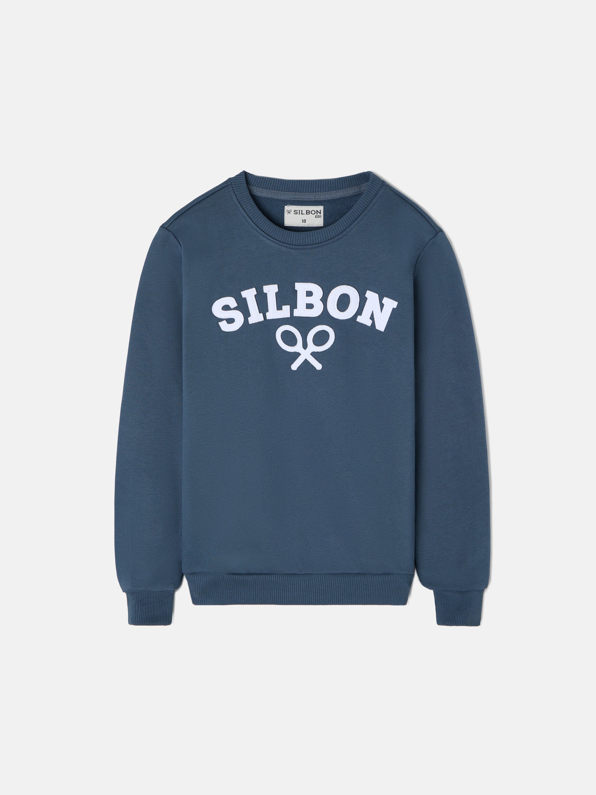 Sudadera kids raqueta media azul marino - Image 7