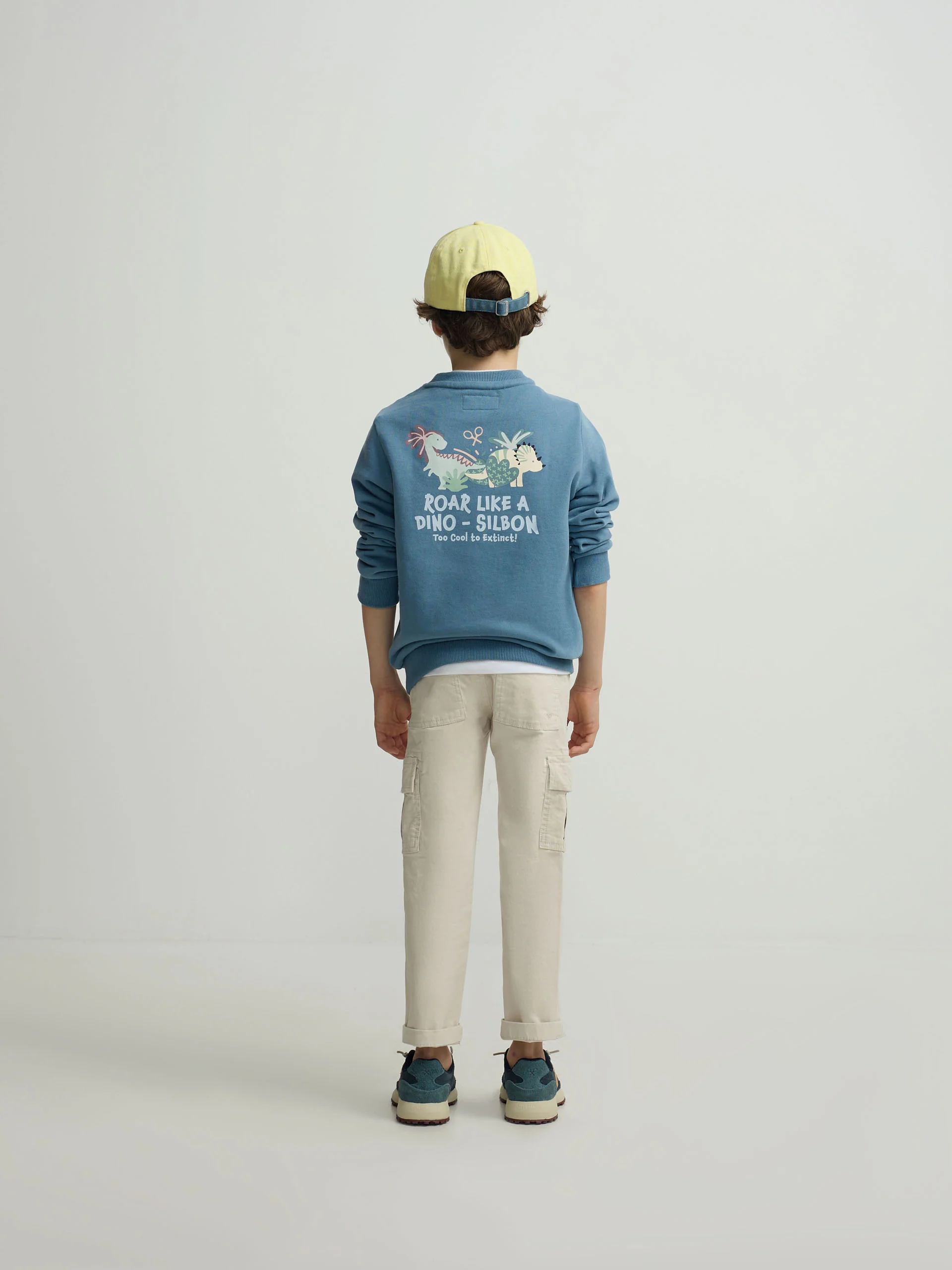 Sudadera kids roar like a dino azul - Image 6