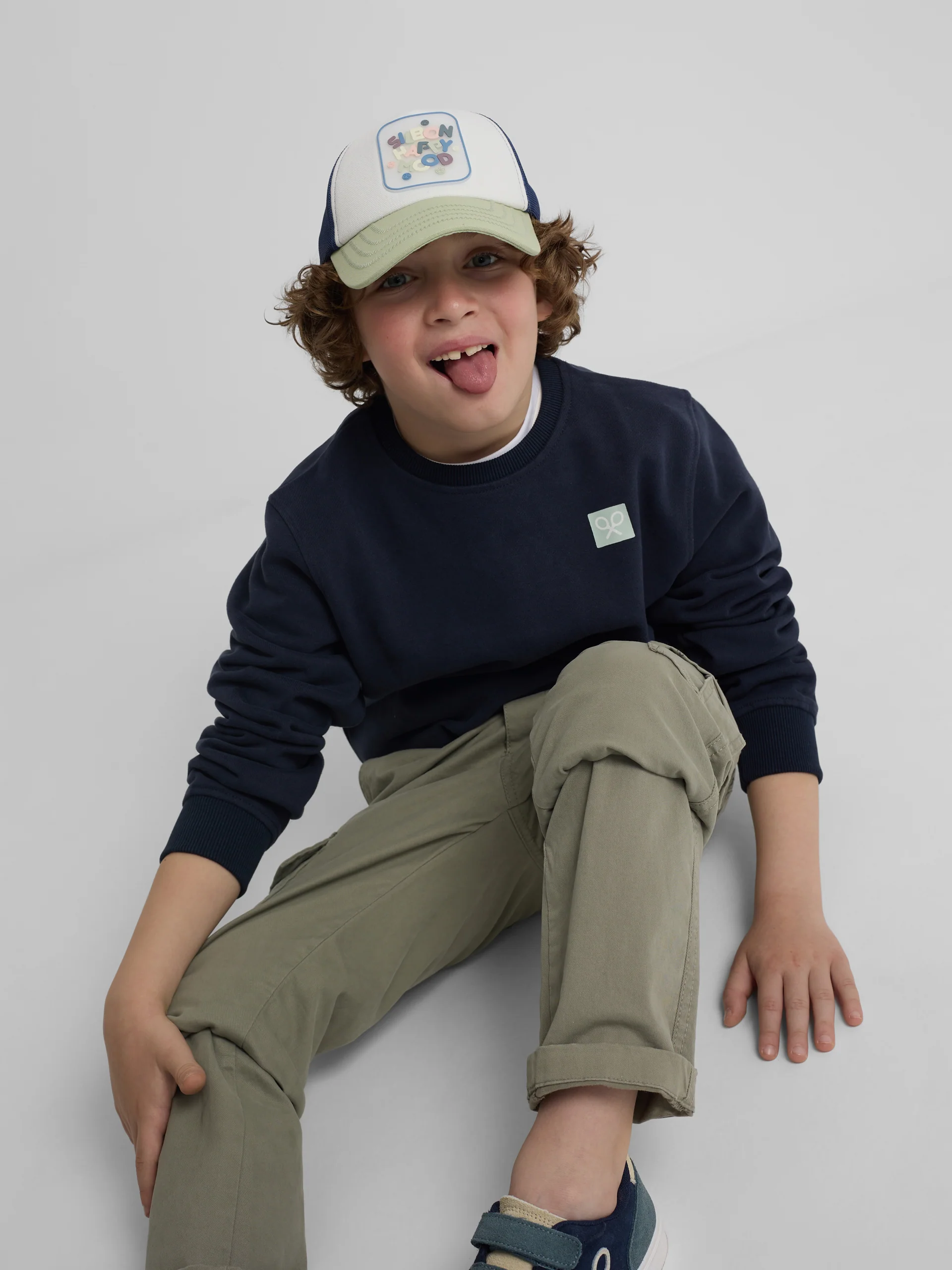 Sudadera kids sand and surf azul marino - Image 4