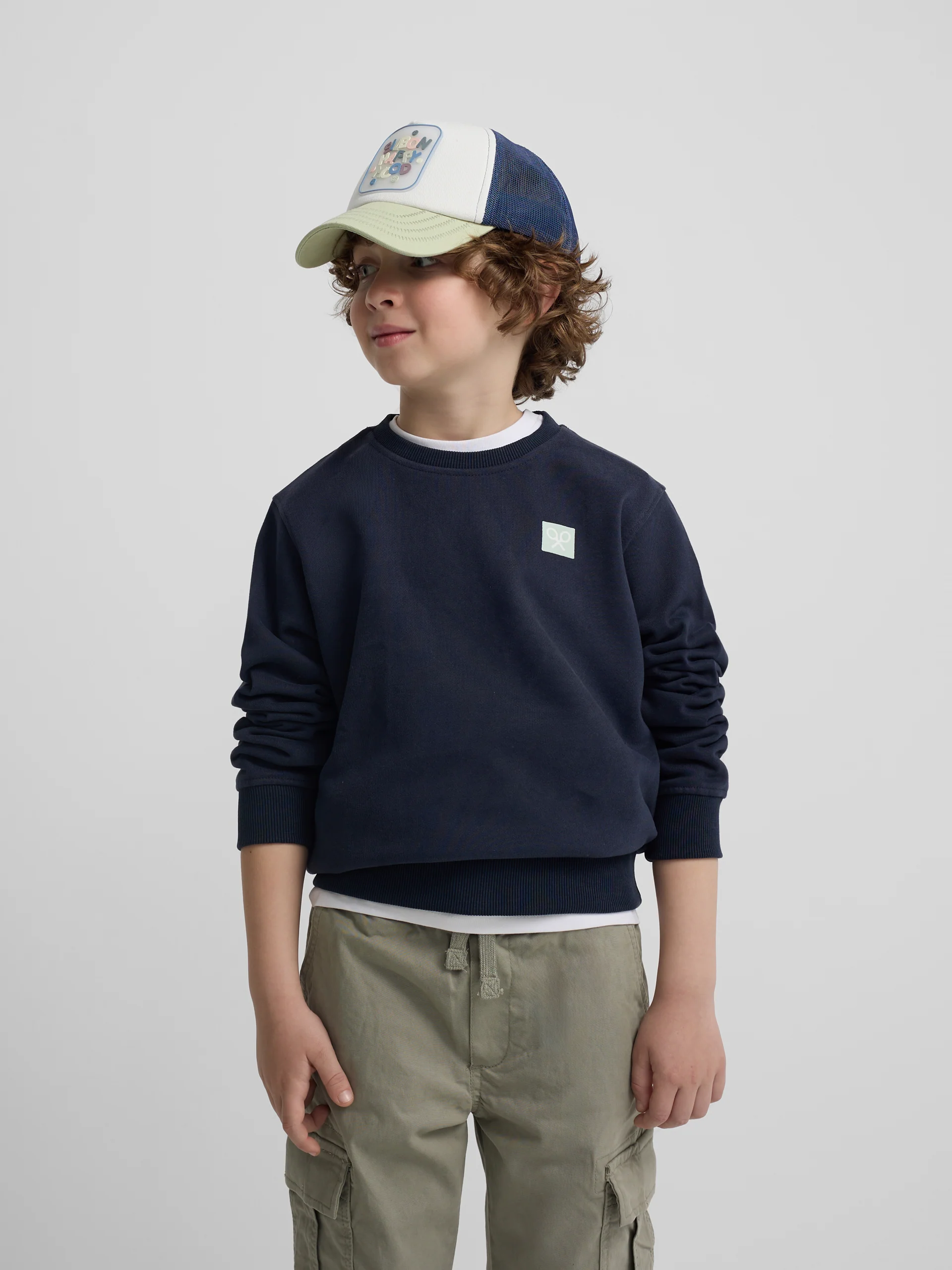 Sudadera kids sand and surf azul marino - Image 5