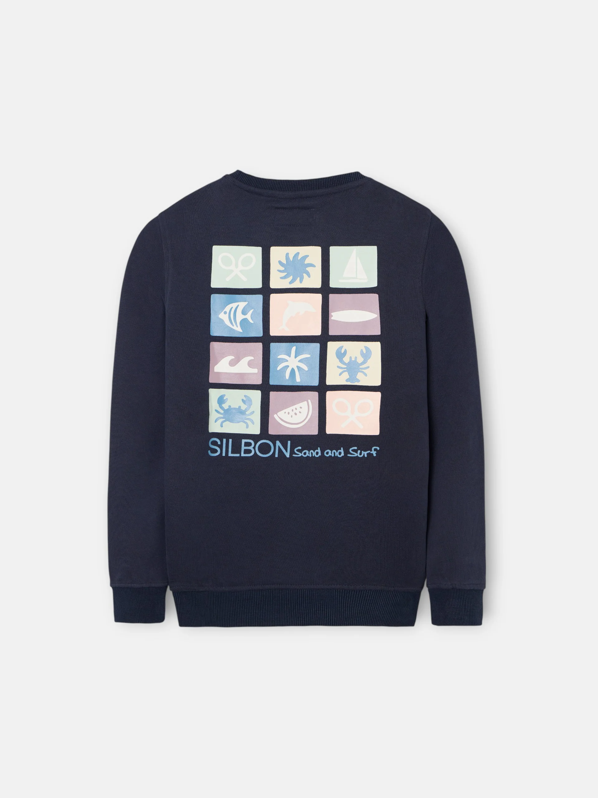 Sudadera kids sand and surf azul marino - Image 7