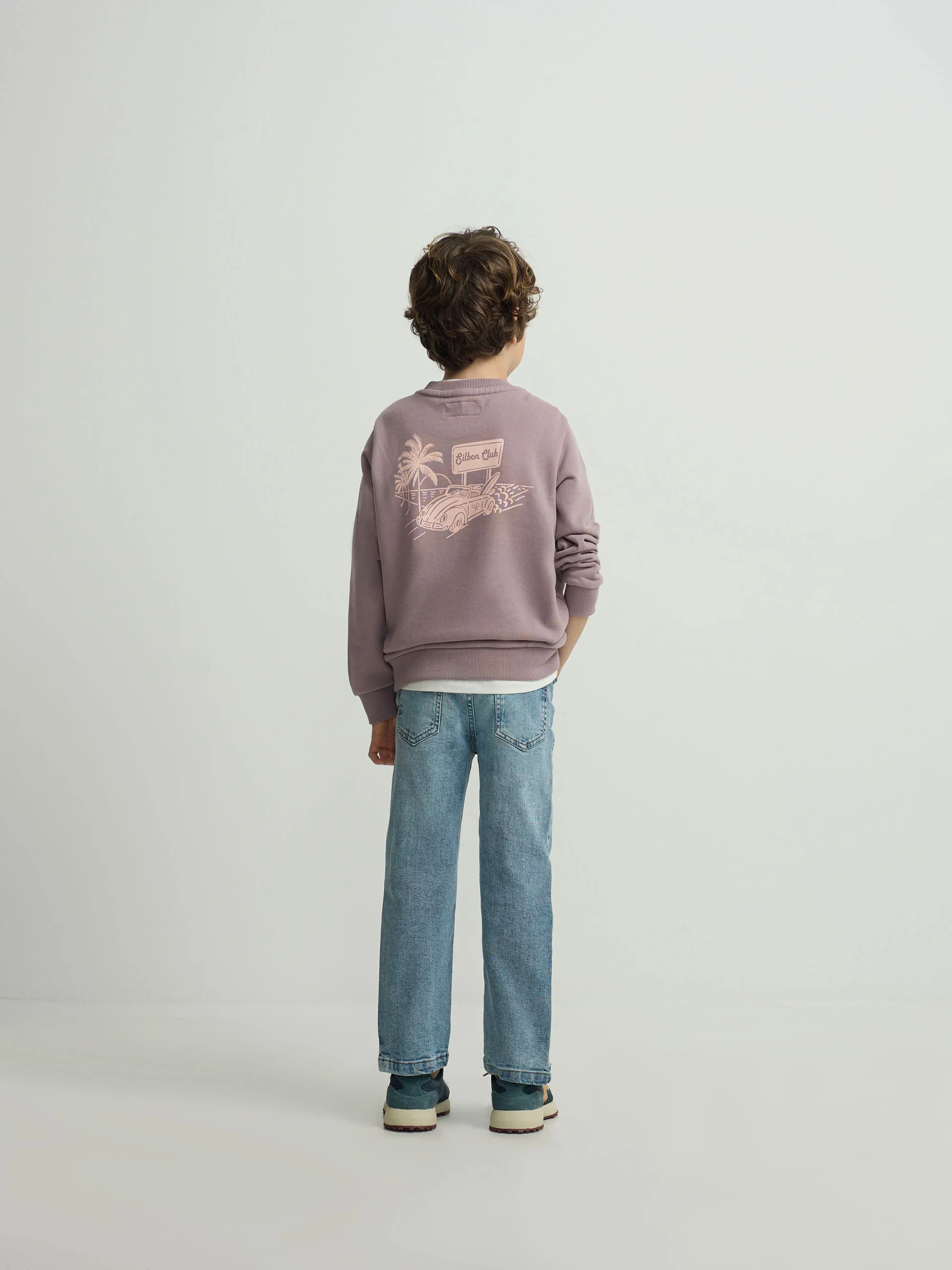 Sudadera kids Silbon club burdeos - Image 5