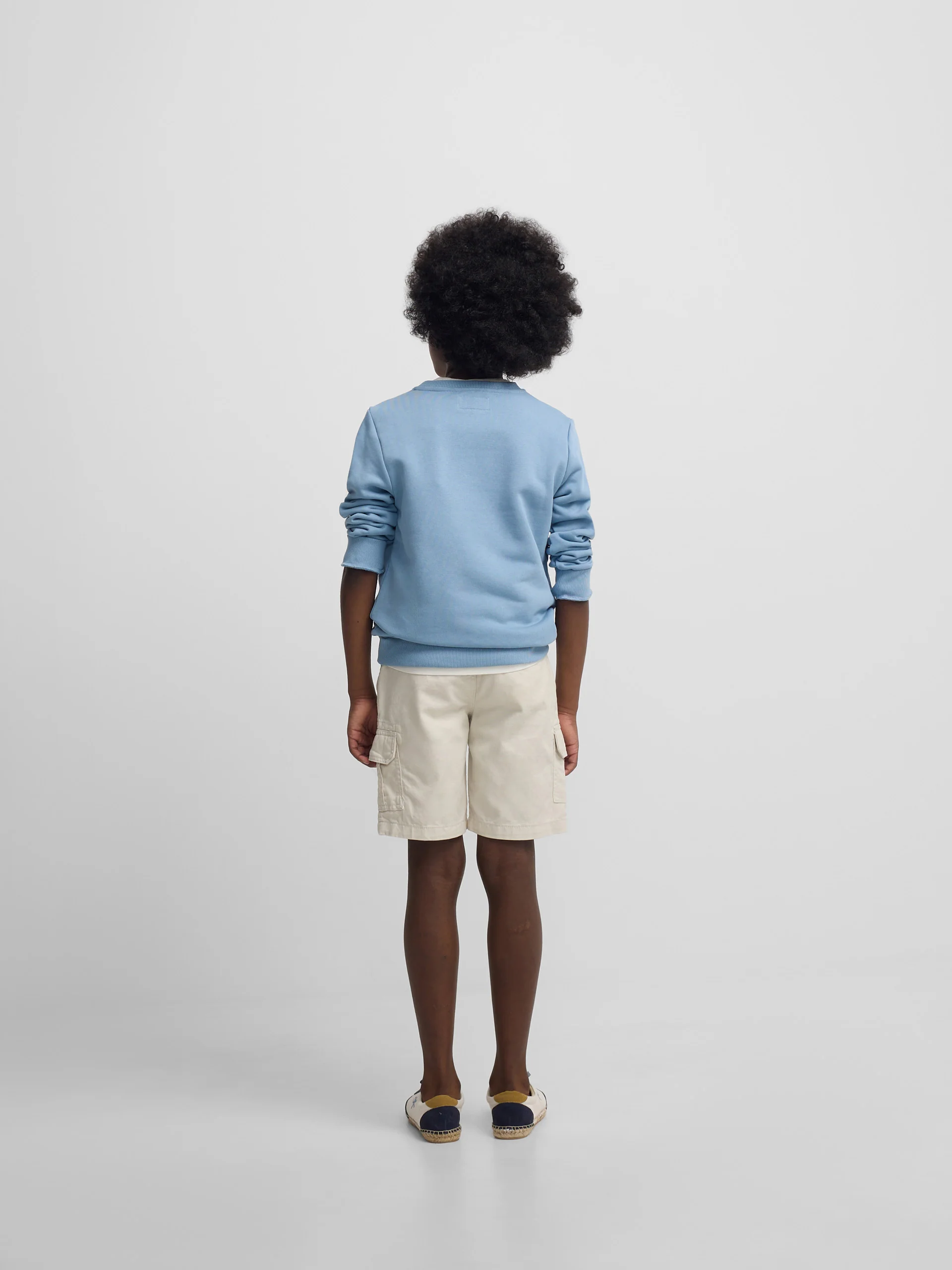 Sudadera kids Silbon raqueta media azul indigo - Image 6