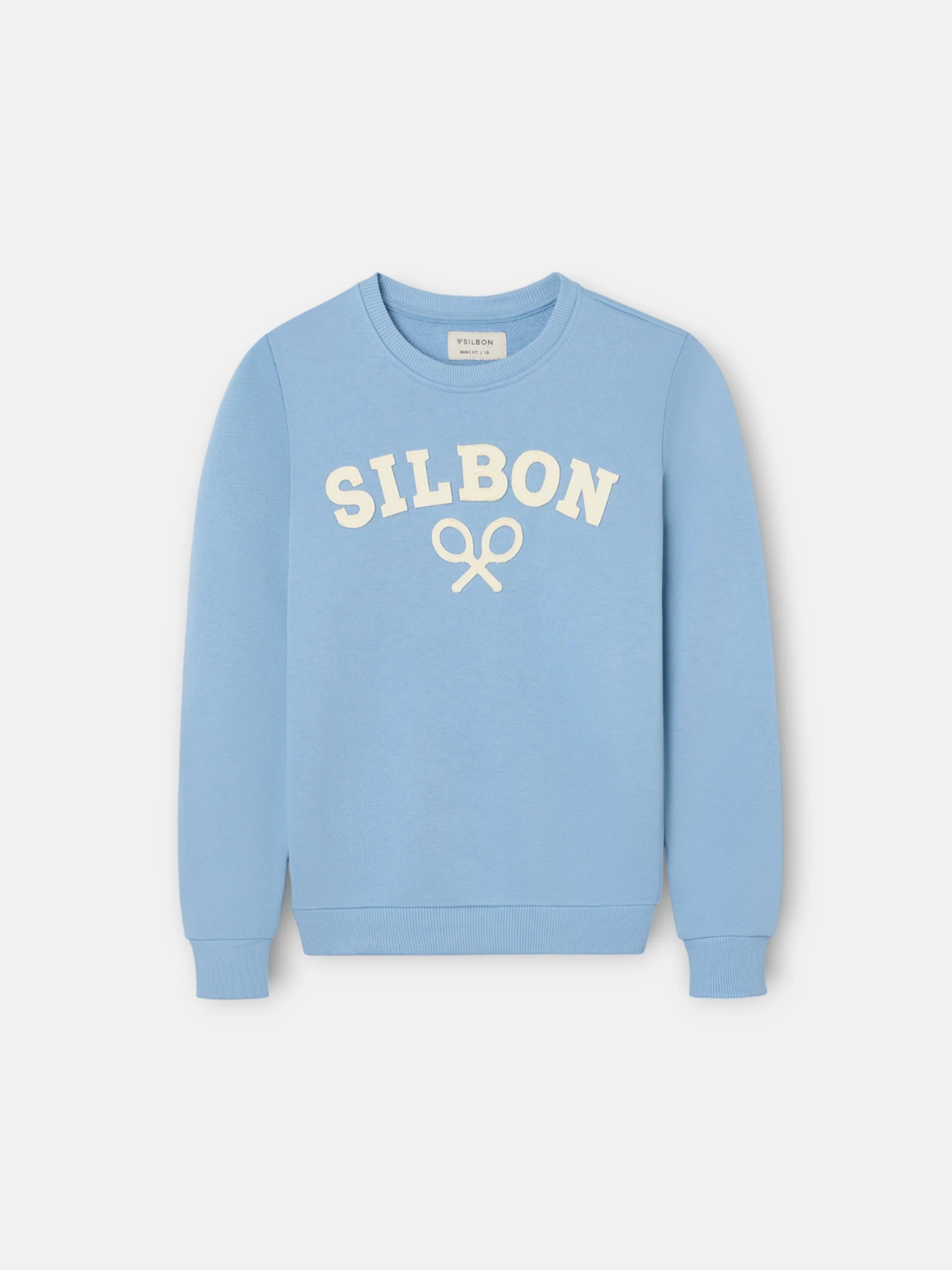 Sudadera kids Silbon raqueta media azul indigo - Image 7